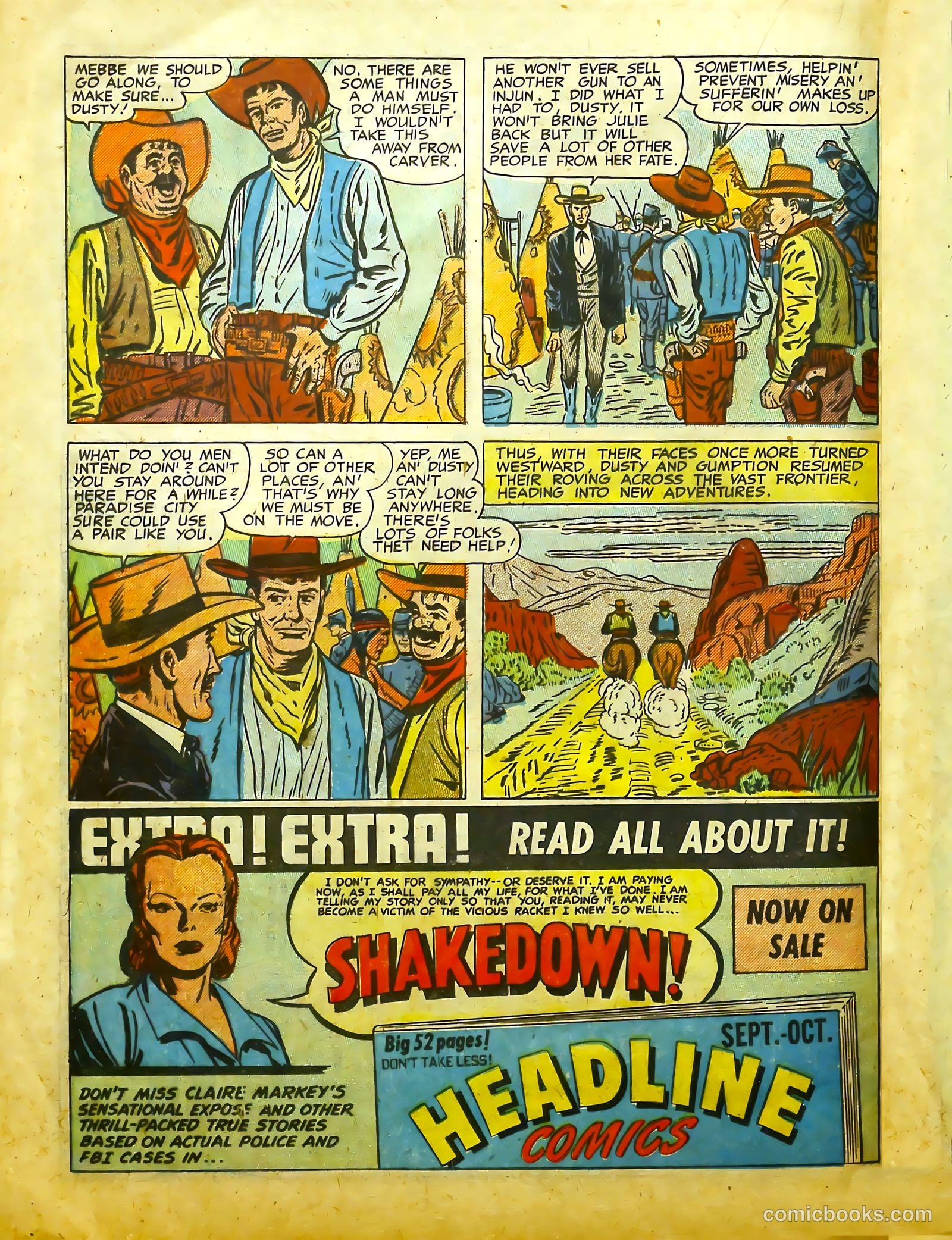 Prize Comics Western #83 (1950) — page 30 of 53