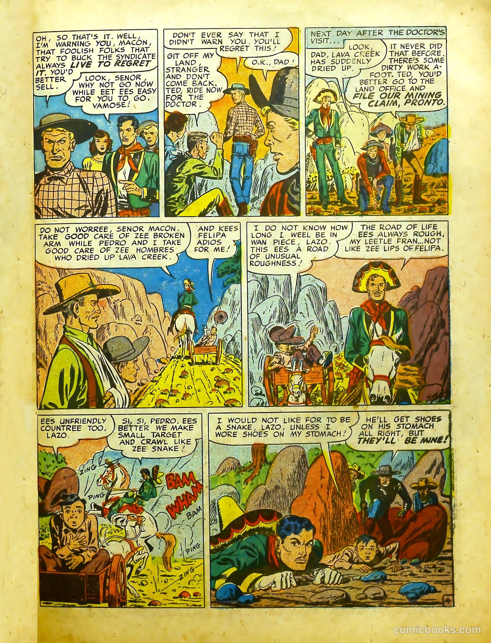 Prize Comics Western #83 (1950) — page 45 of 53
