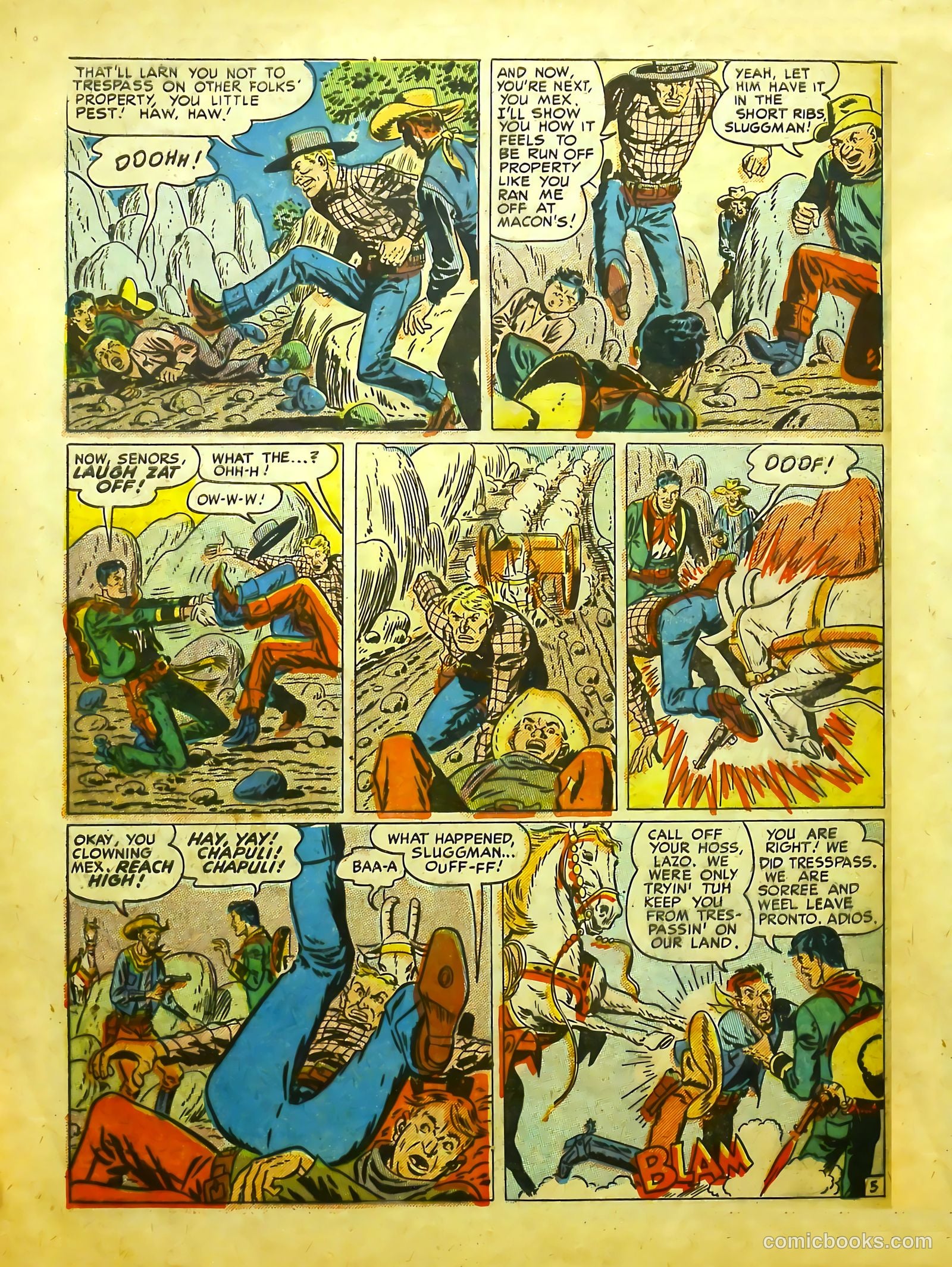 Prize Comics Western #83 (1950) — page 46 of 53