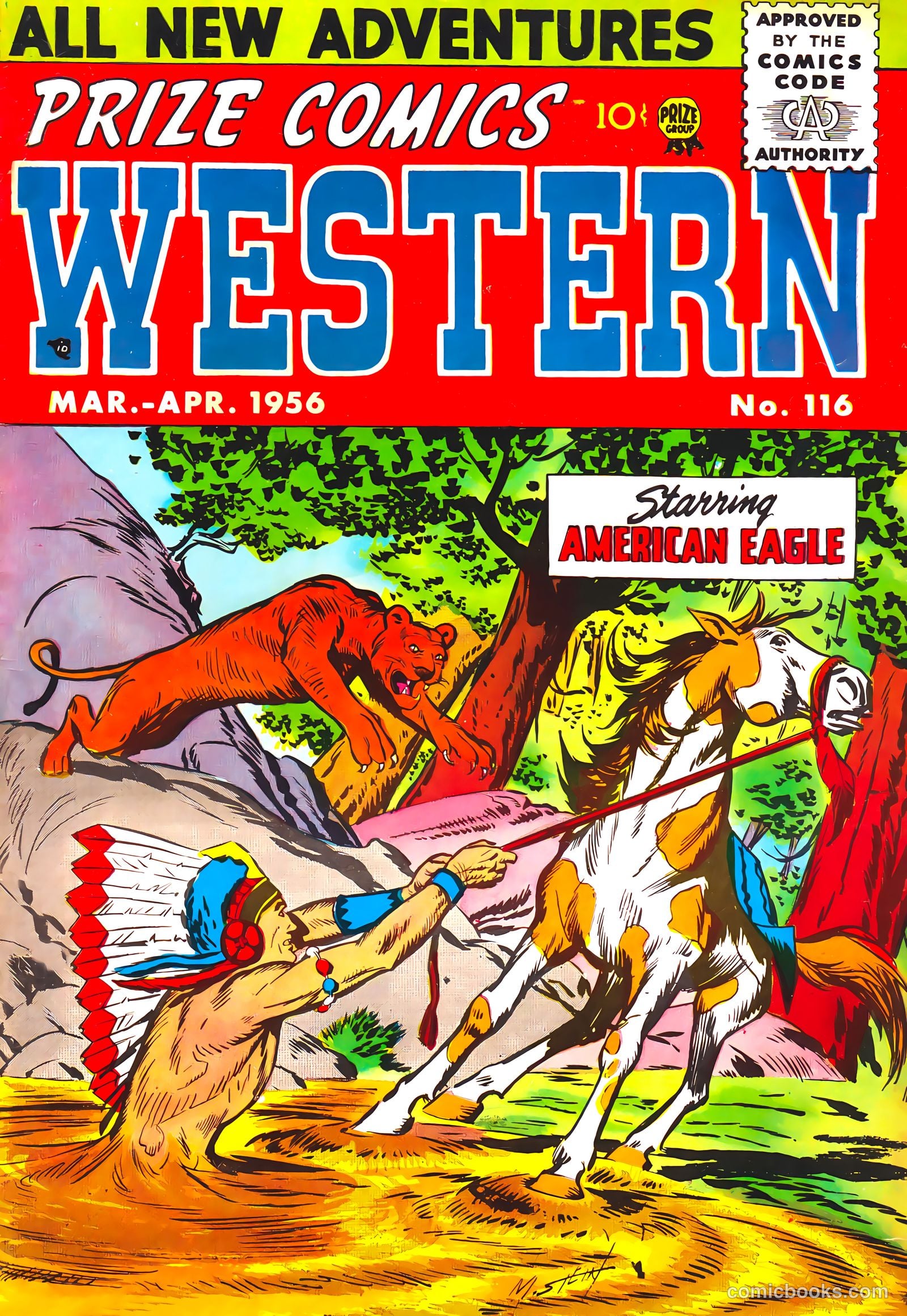 Prize Comics Western #116