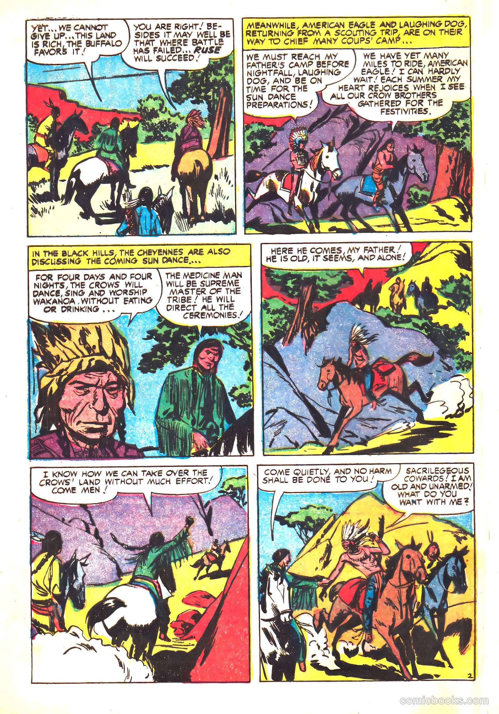 Prize Comics Western #116 (1950) — page 4 of 36