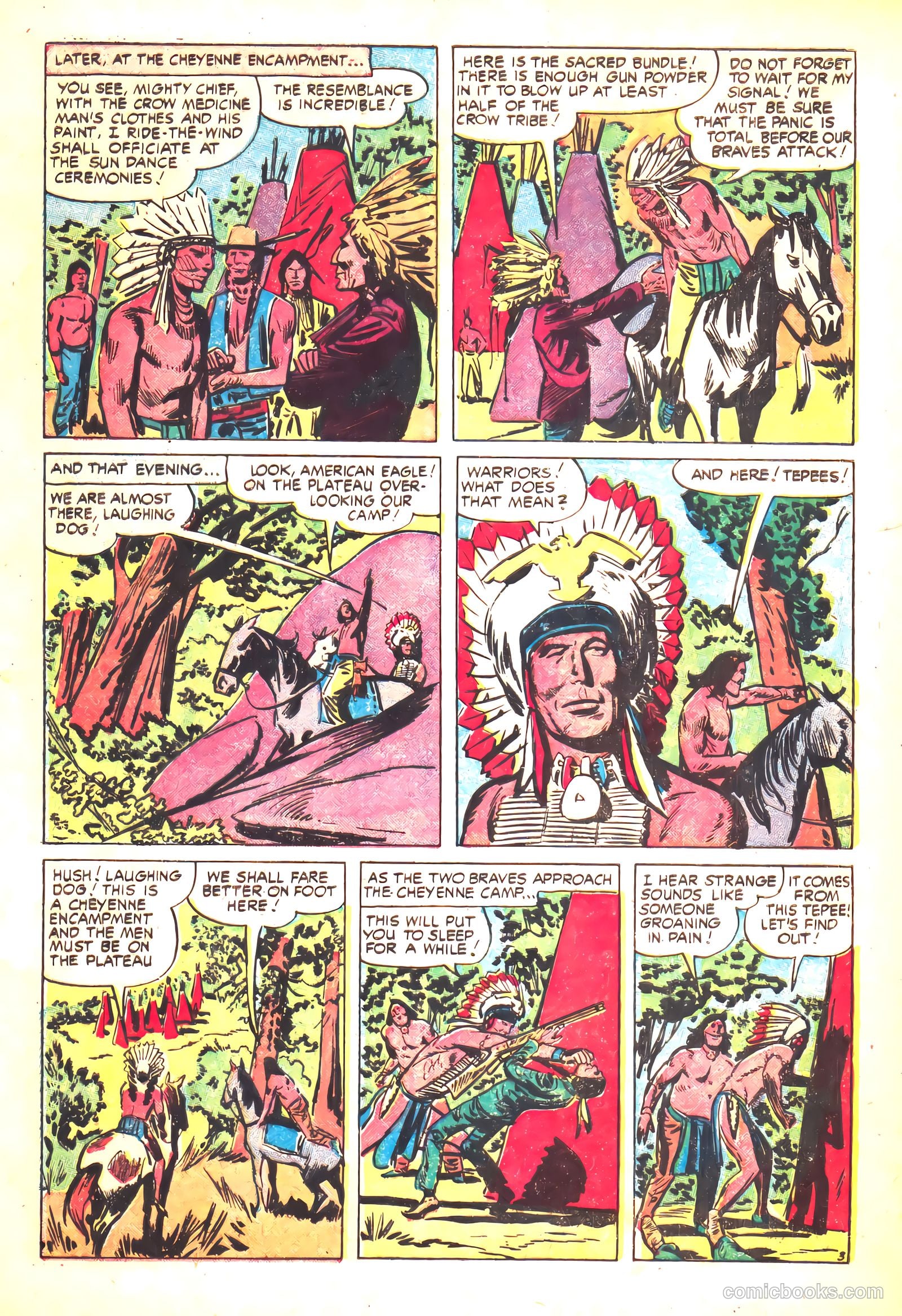 Prize Comics Western #116 (1950) — page 5 of 36