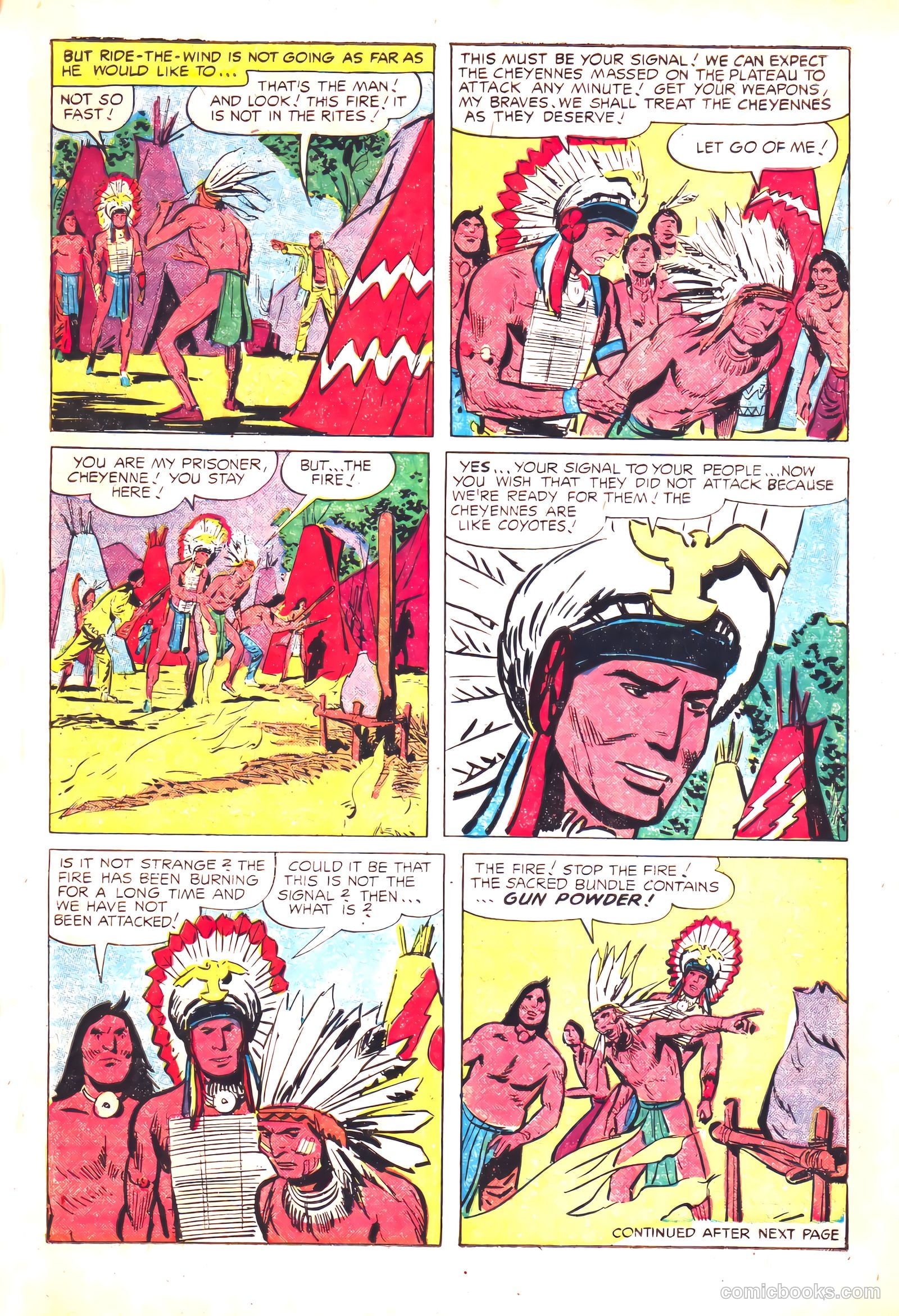 Prize Comics Western #116 (1950) — page 7 of 36