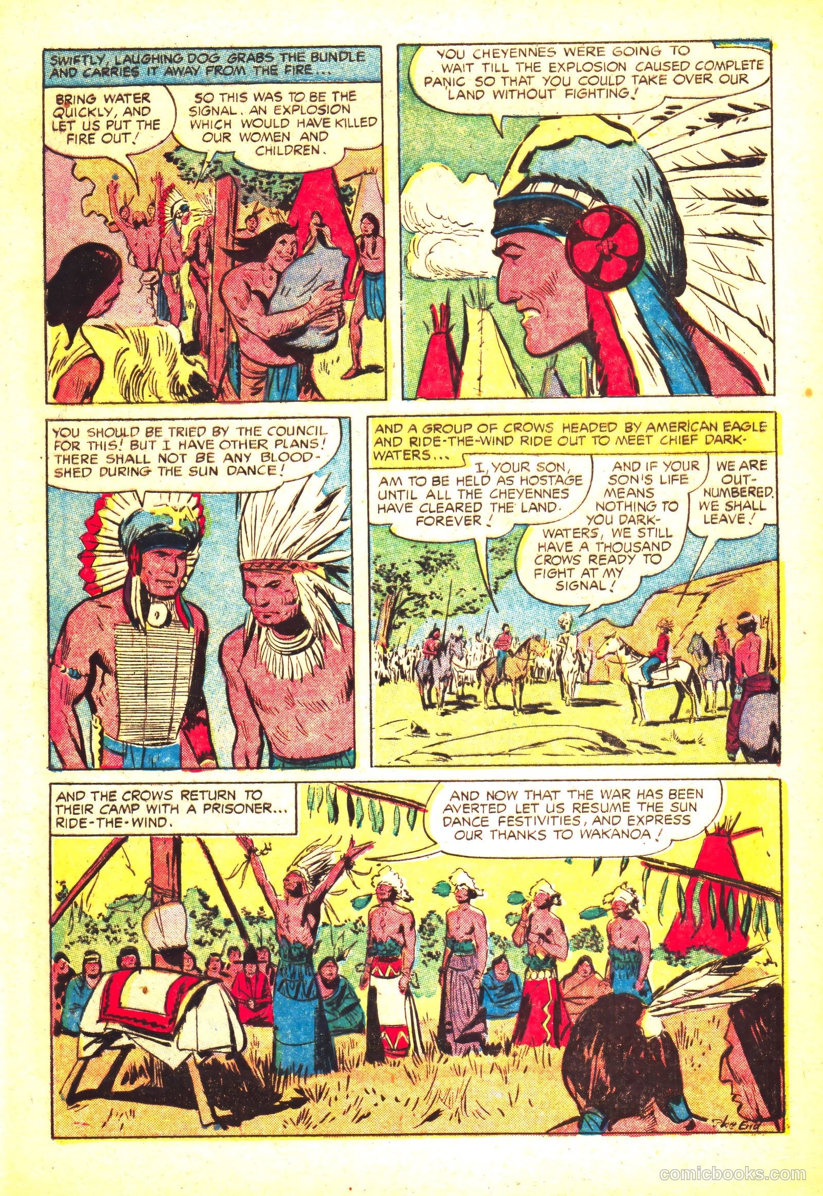 Prize Comics Western #116 (1950) — page 9 of 36