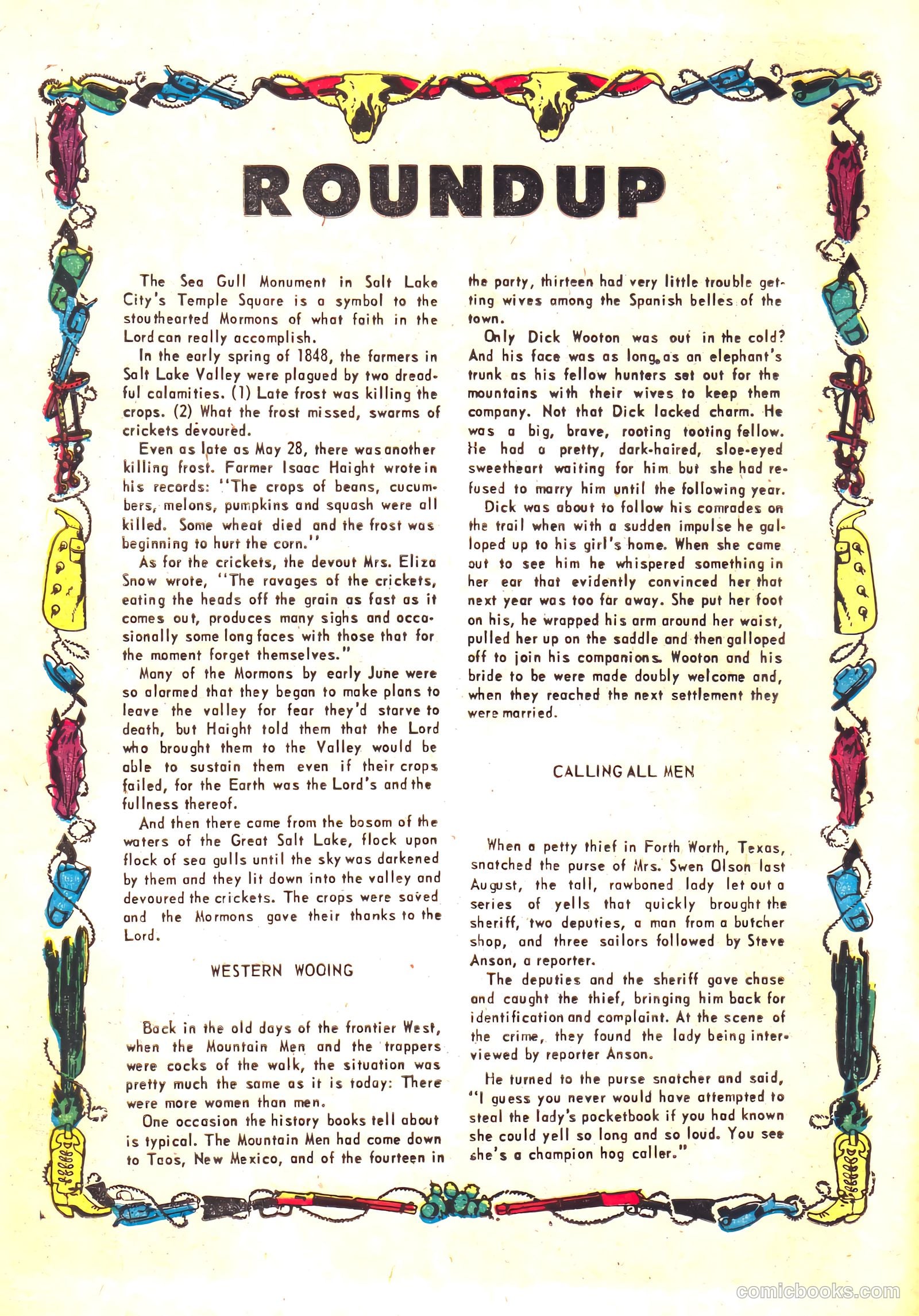 Prize Comics Western #116 (1950) — page 10 of 36