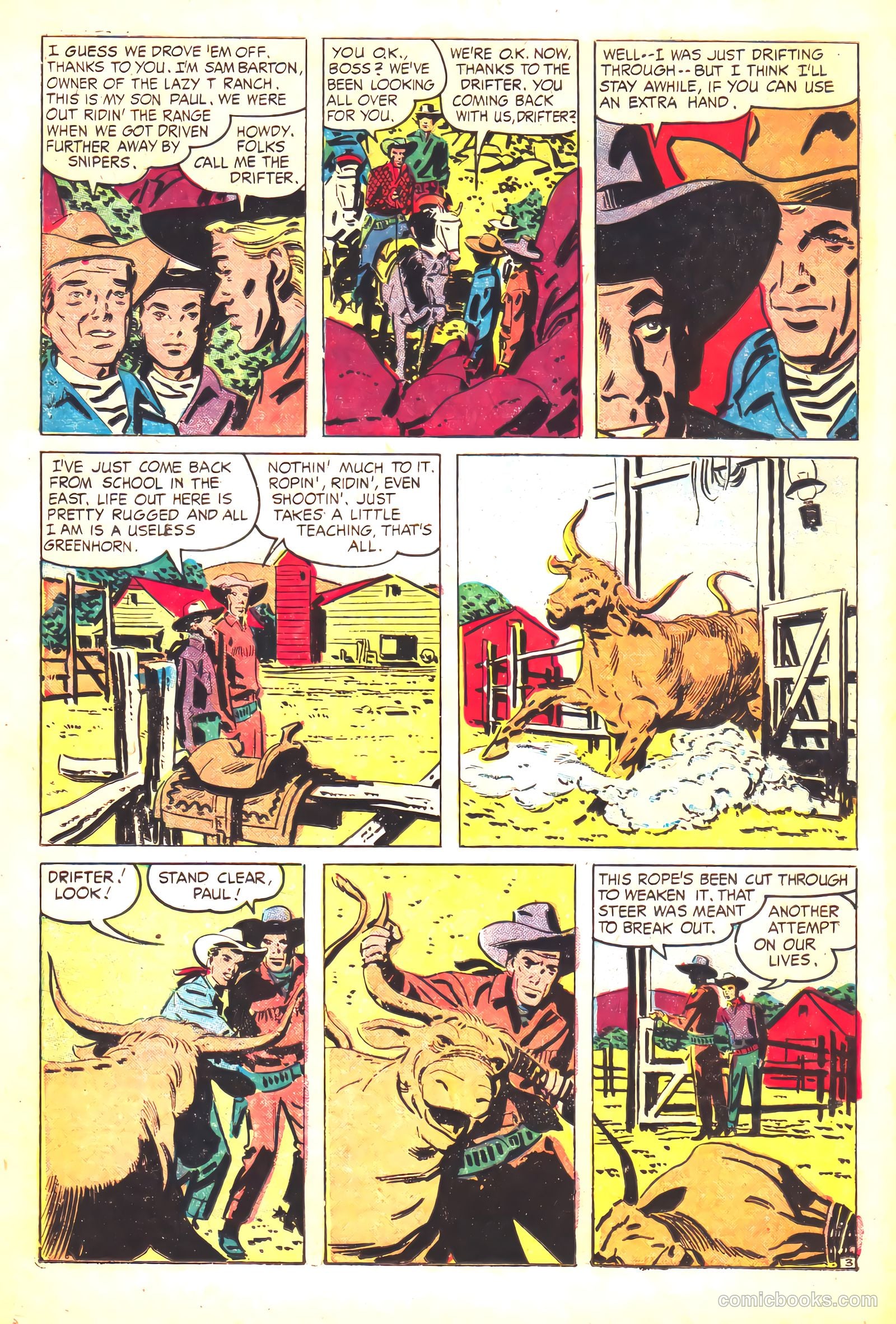 Prize Comics Western #116 (1950) — page 14 of 36