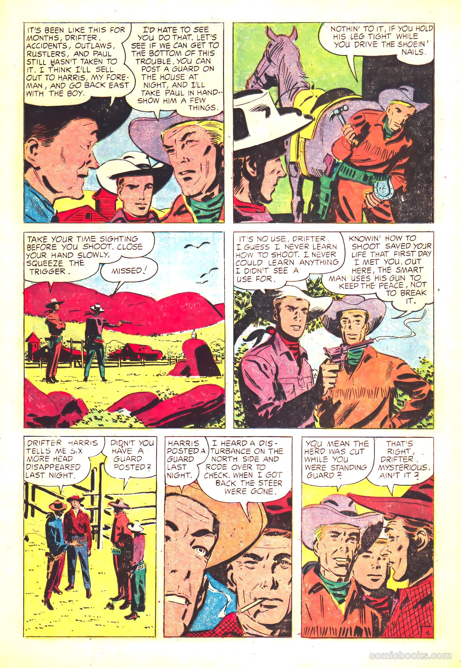 Prize Comics Western #116 (1950) — page 15 of 36