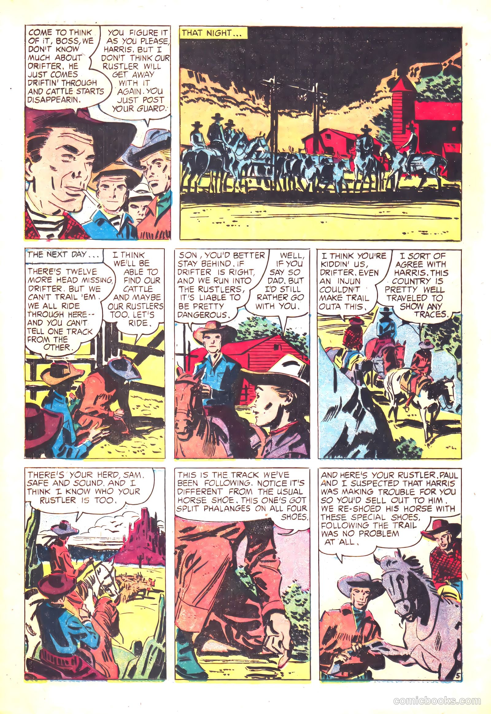 Prize Comics Western #116 (1950) — page 16 of 36