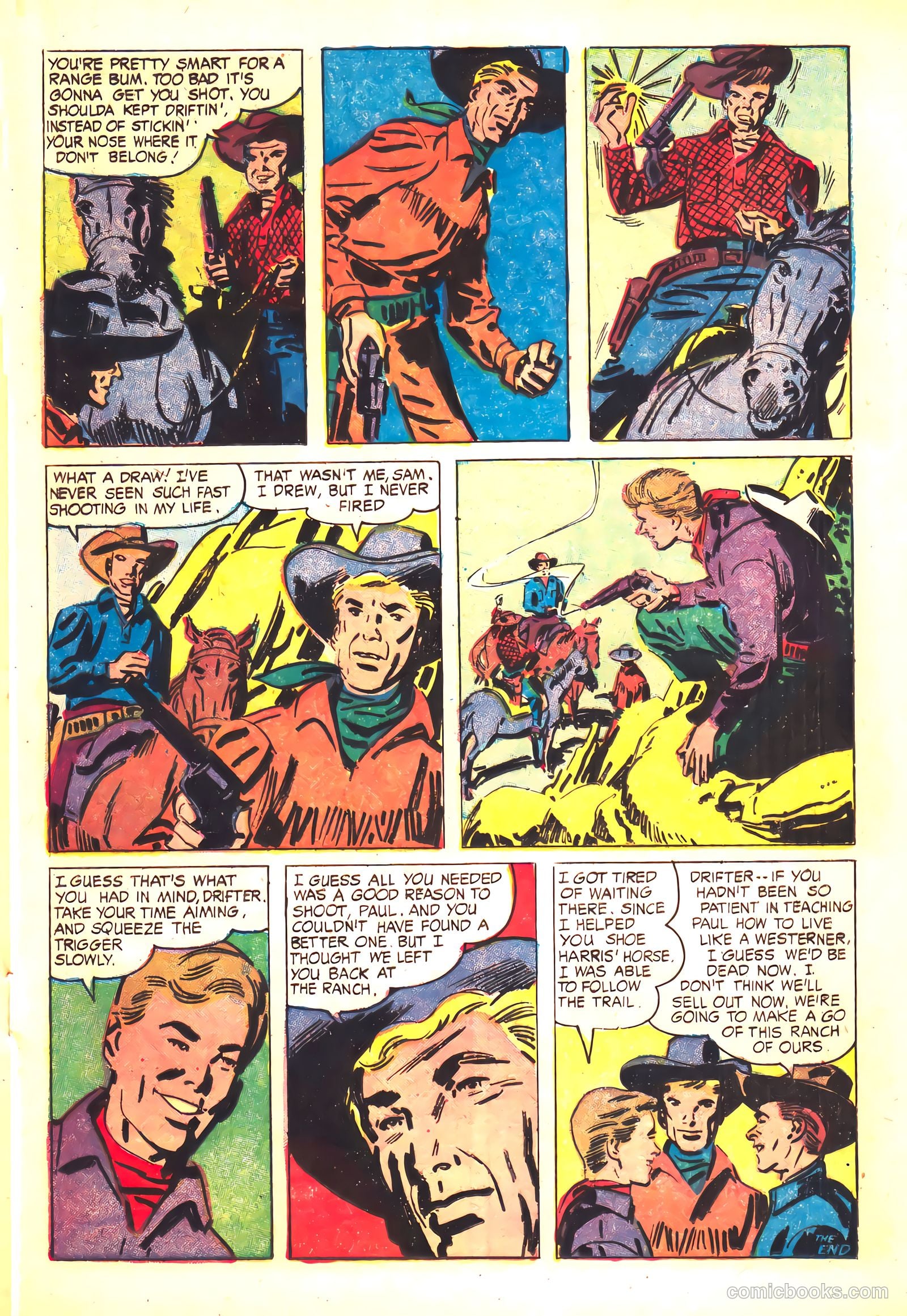 Prize Comics Western #116 (1950) — page 17 of 36