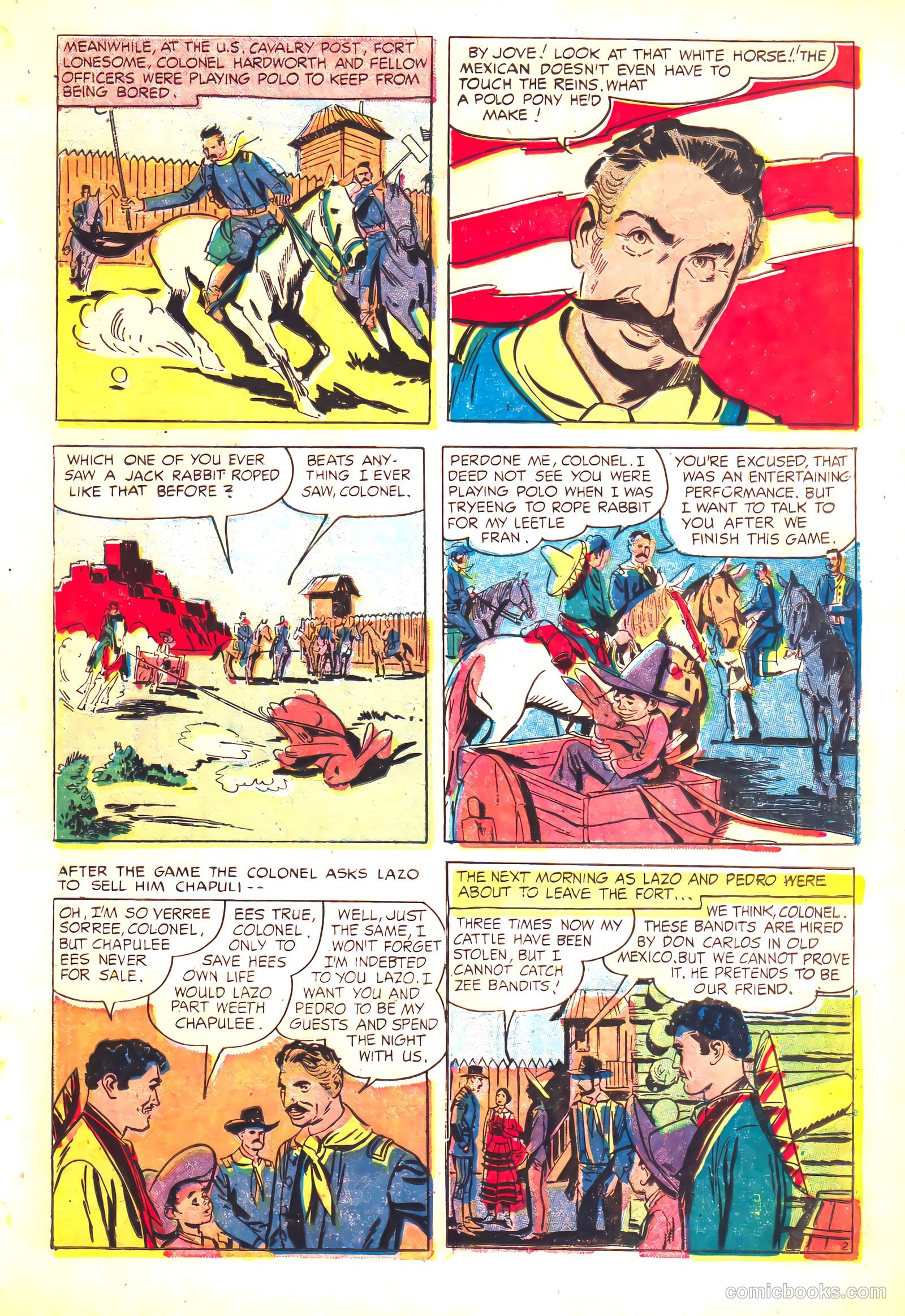 Prize Comics Western #116 (1950) — page 19 of 36