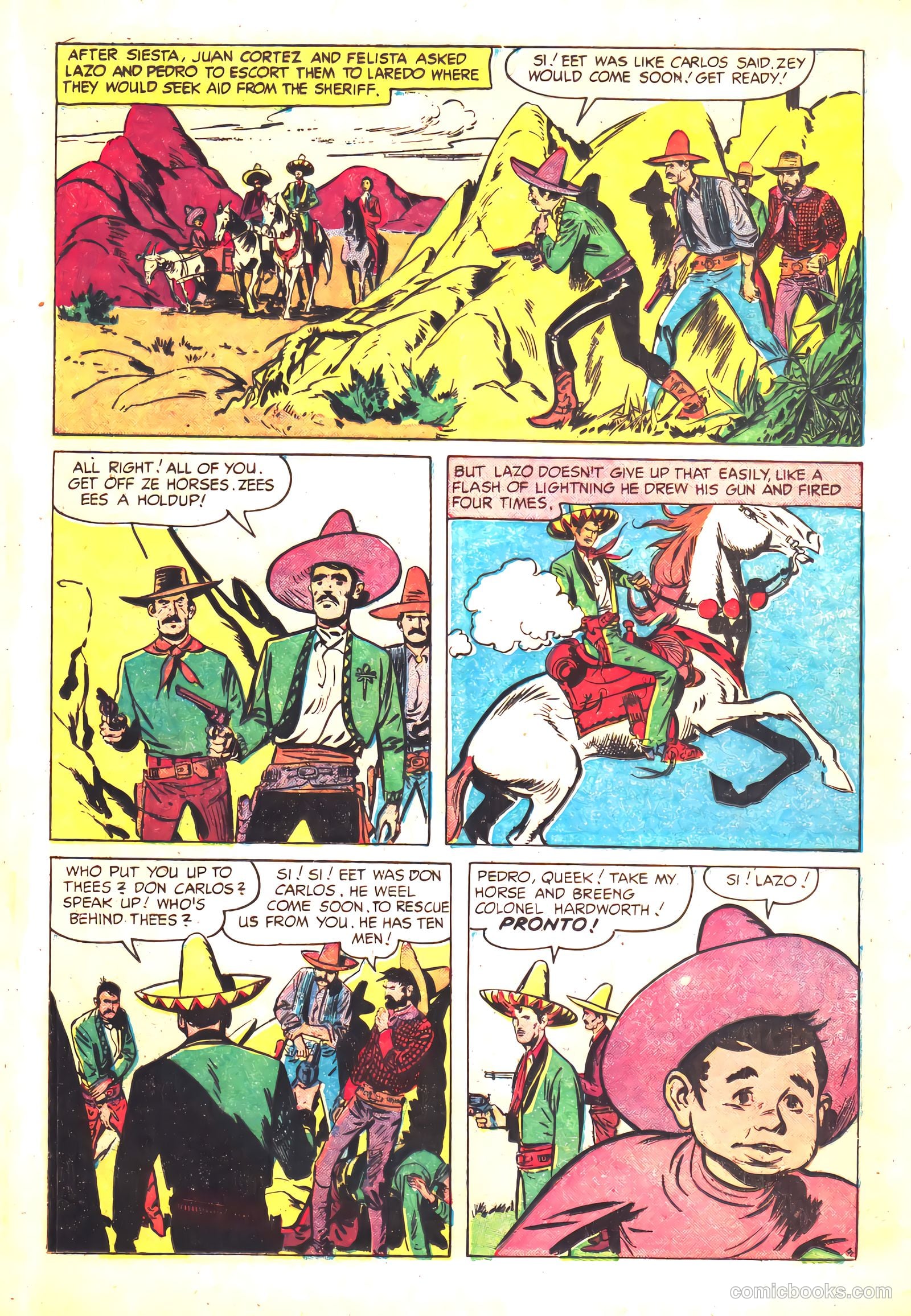 Prize Comics Western #116 (1950) — page 21 of 36