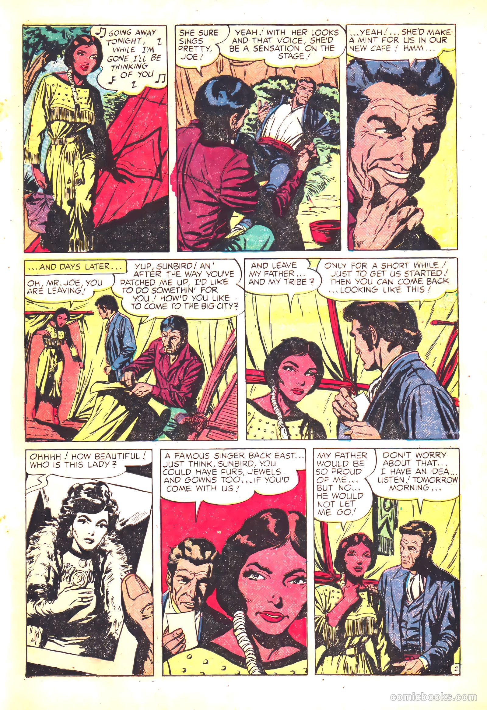 Prize Comics Western #116 (1950) — page 27 of 36