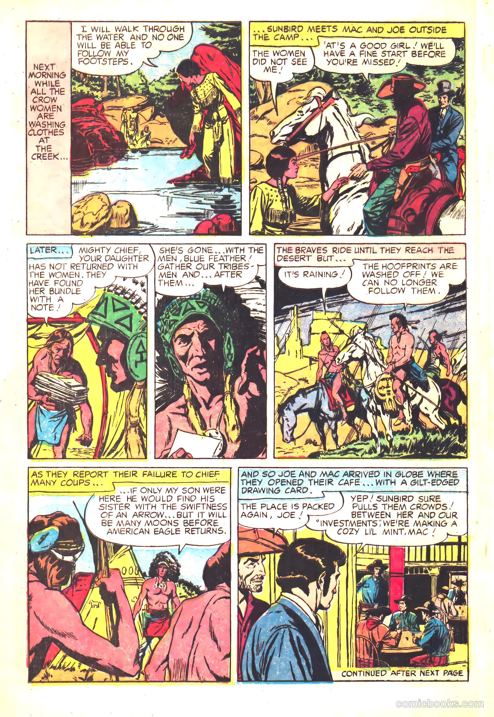 Prize Comics Western #116 (1950) — page 28 of 36