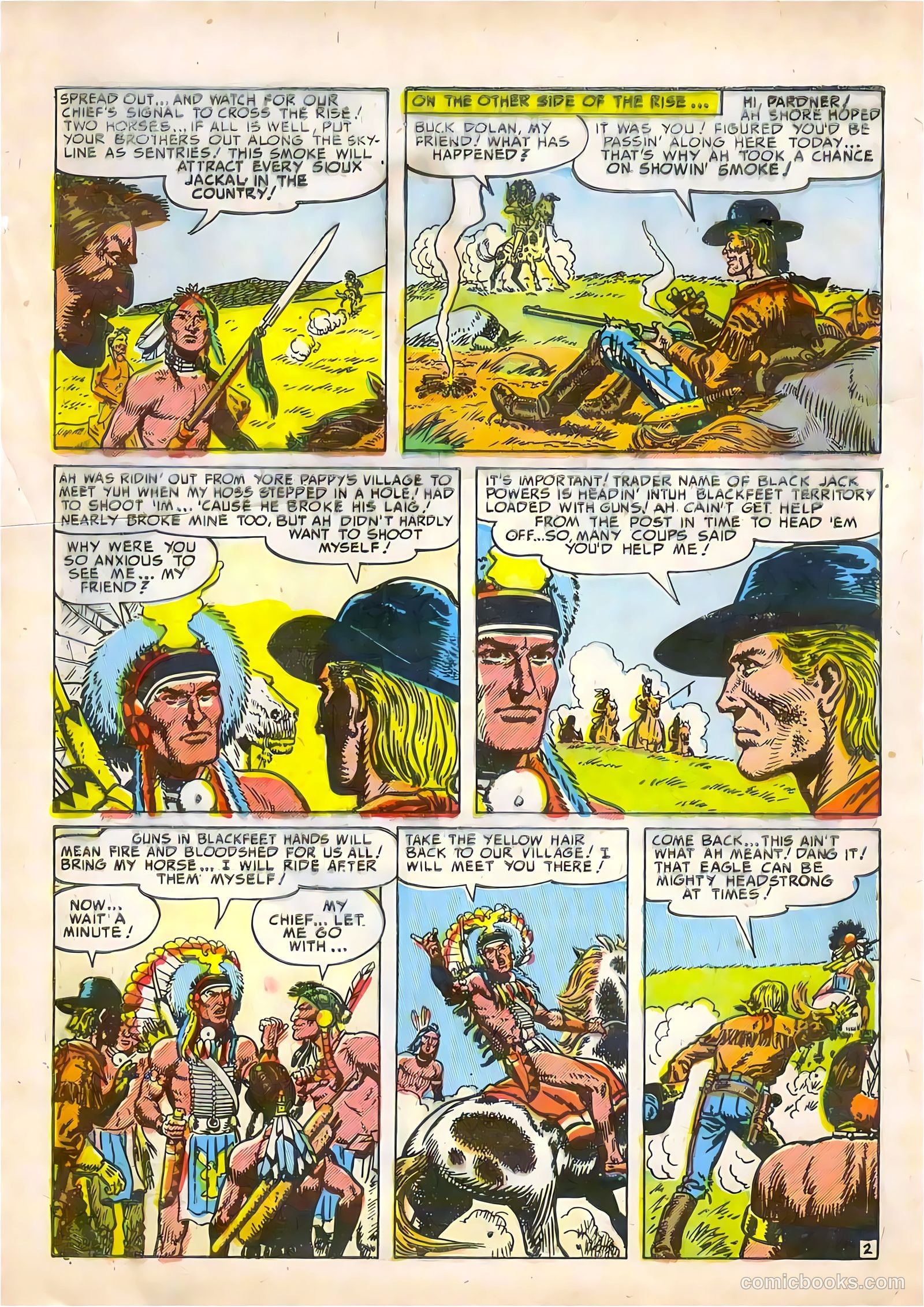 Prize Comics Western #95 (1950) — page 6 of 38