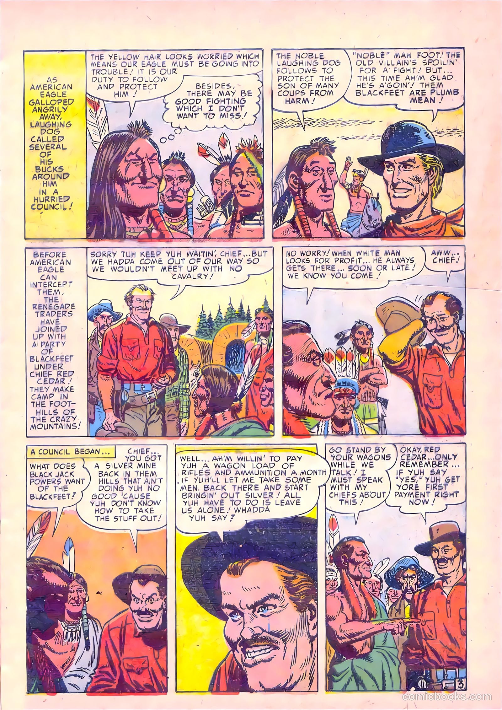Prize Comics Western #95 (1950) — page 7 of 38