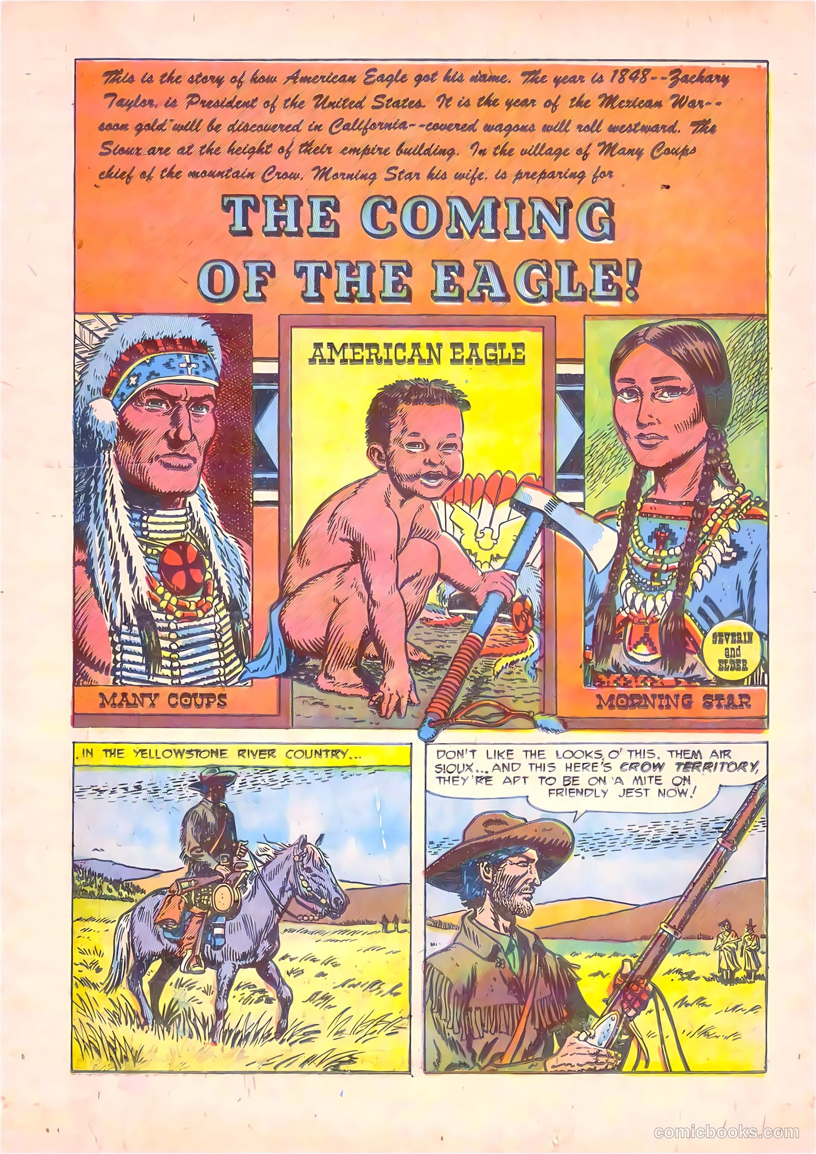 Prize Comics Western #95 (1950) — page 16 of 38