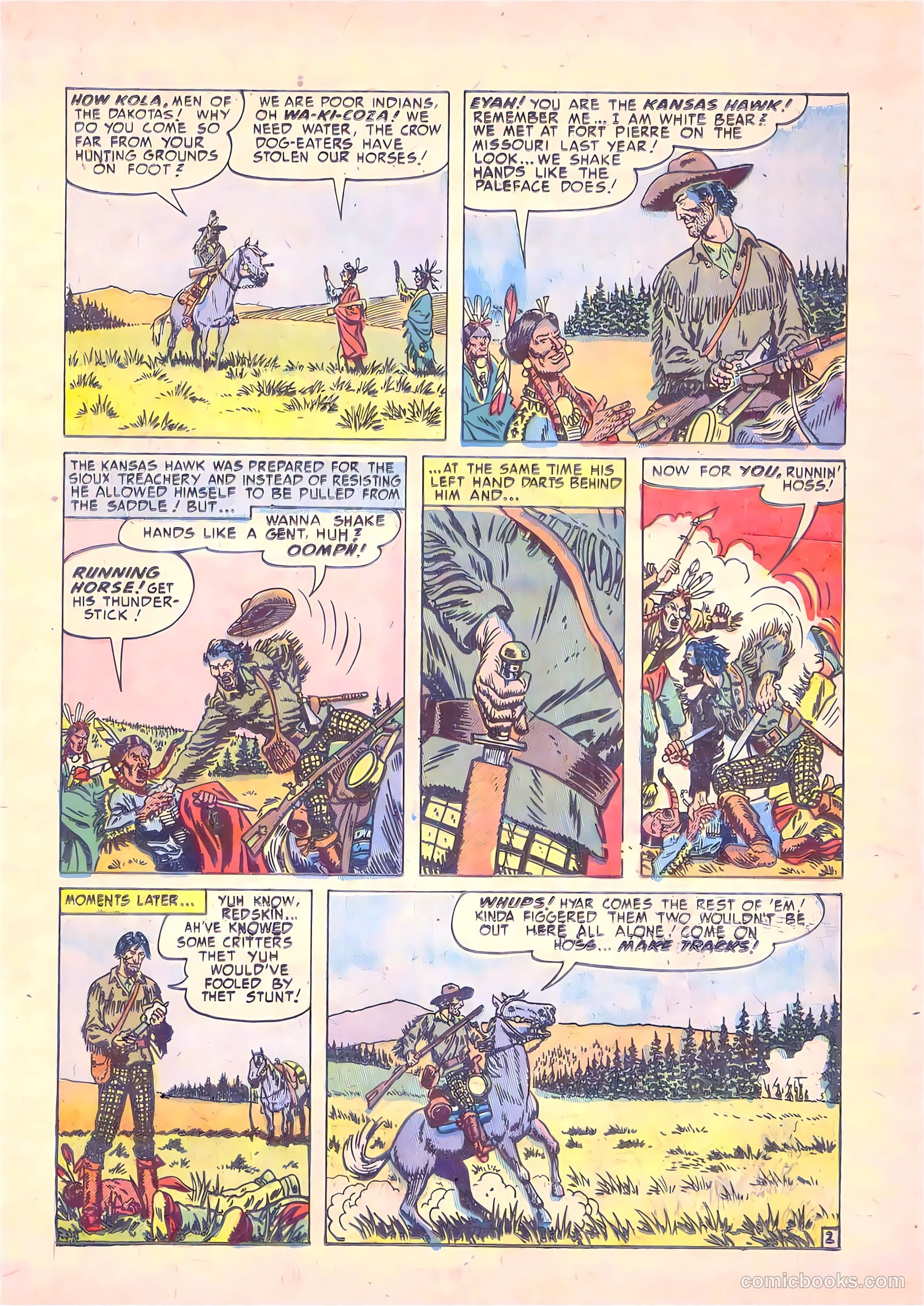 Prize Comics Western #95 (1950) — page 17 of 38