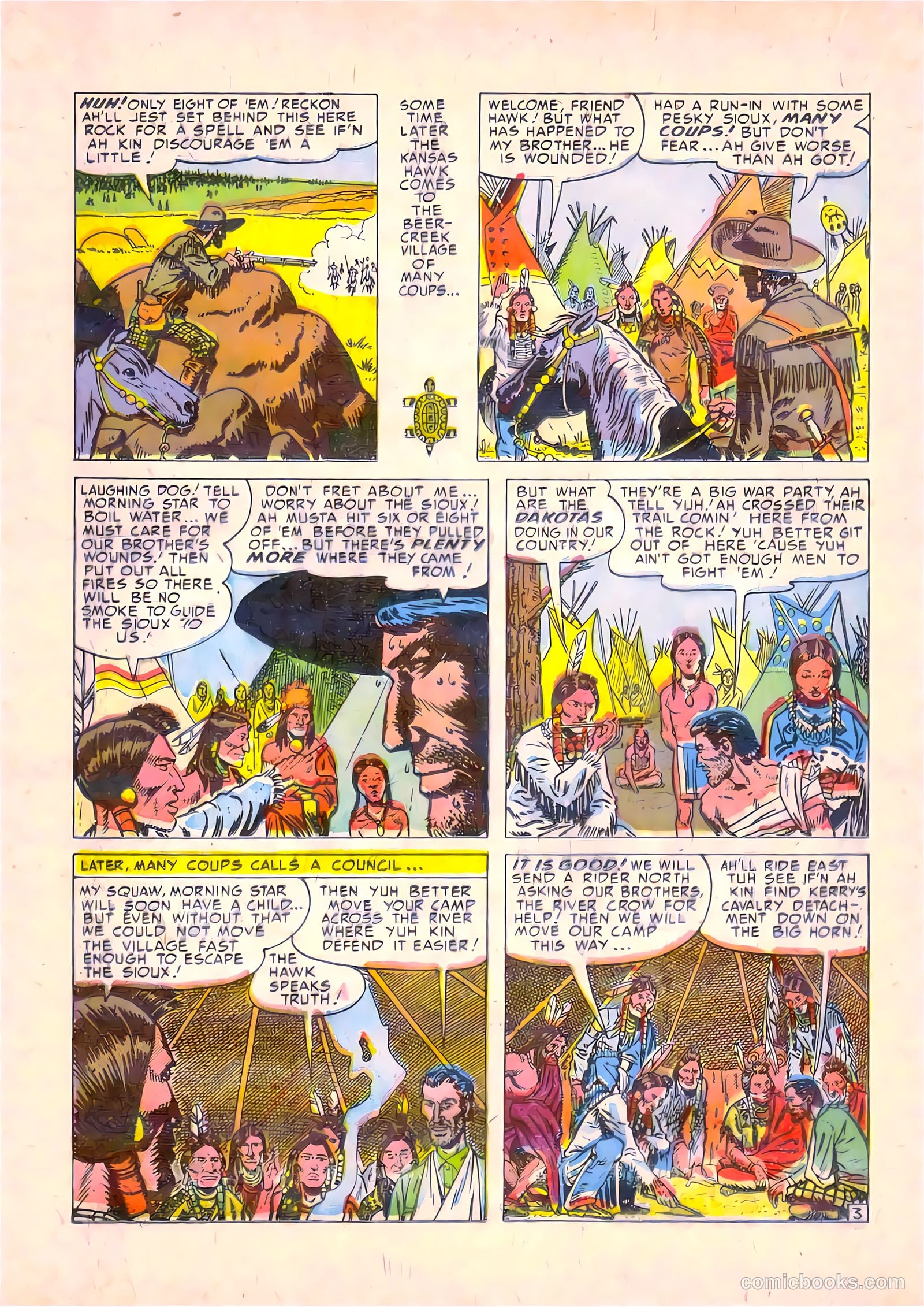 Prize Comics Western #95 (1950) — page 18 of 38