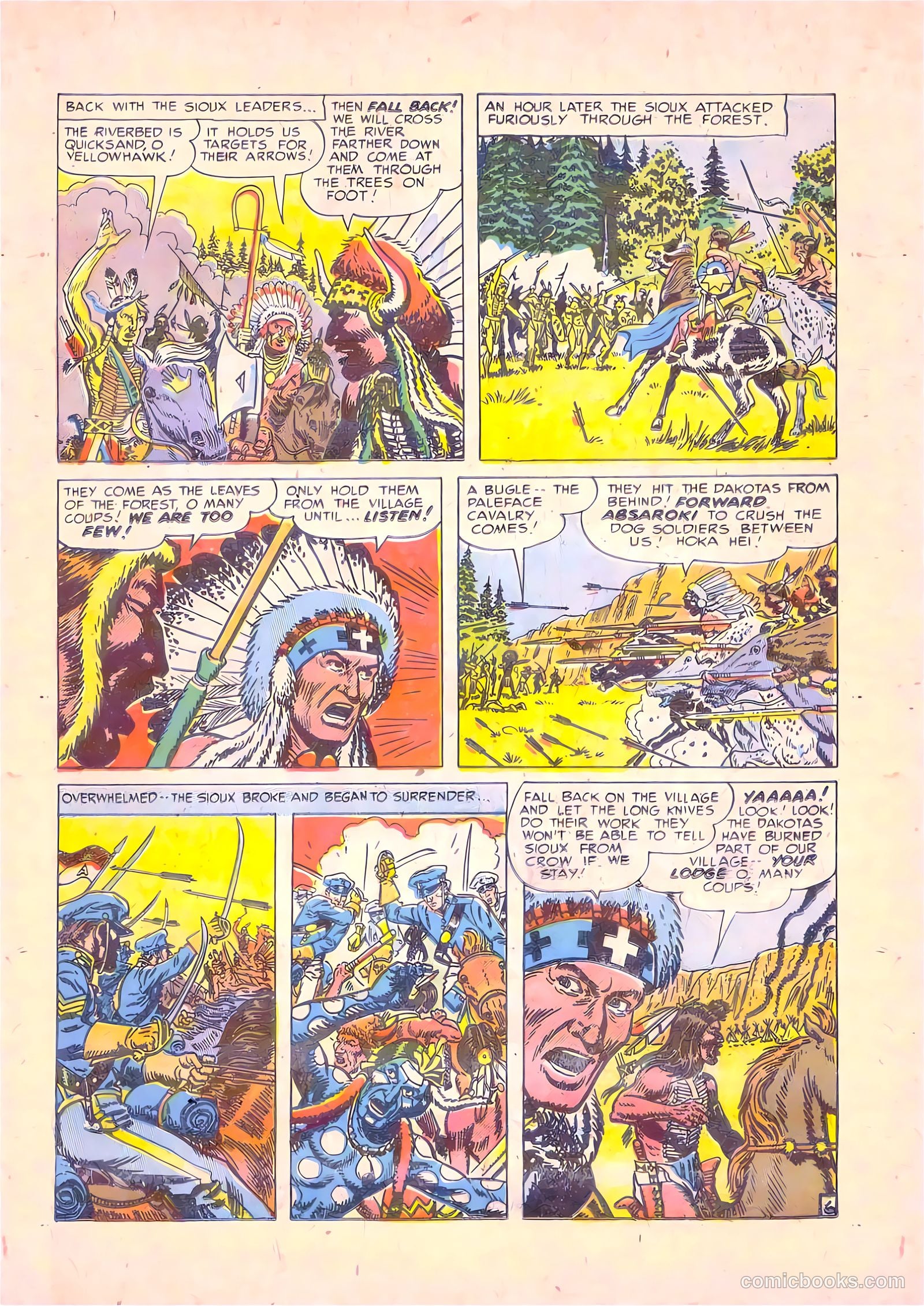 Prize Comics Western #95 (1950) — page 21 of 38