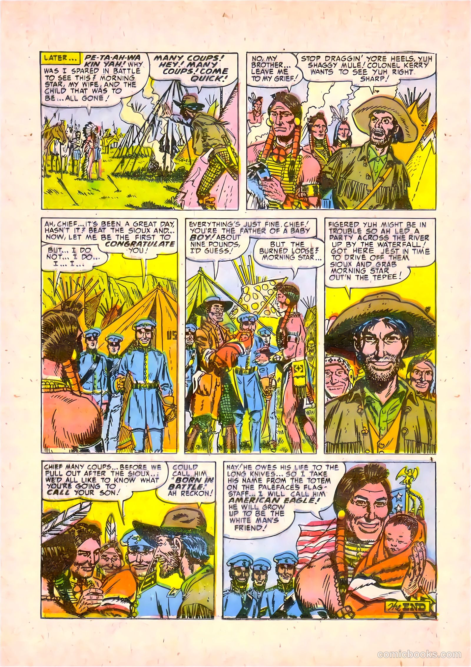 Prize Comics Western #95 (1950) — page 22 of 38