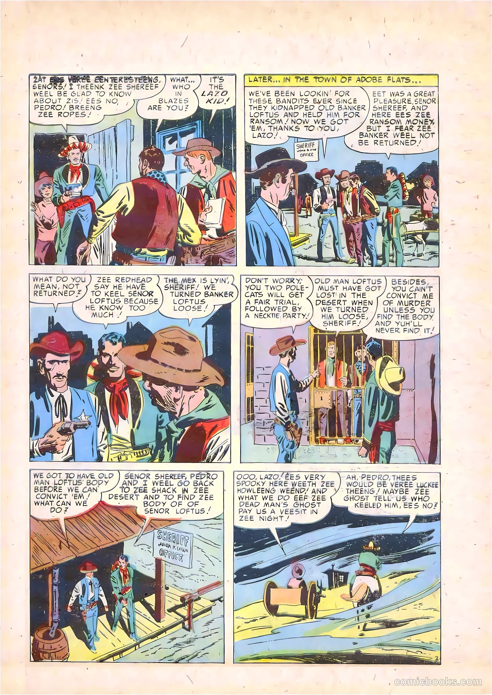 Prize Comics Western #95 (1950) — page 29 of 38