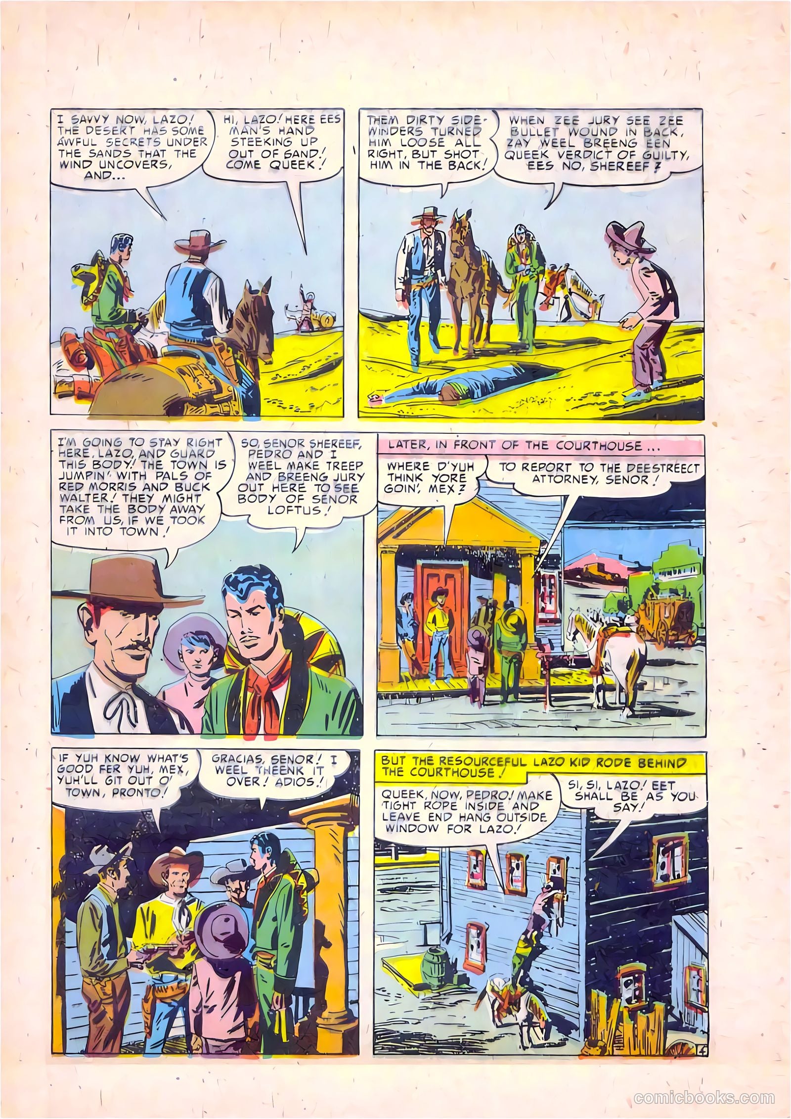 Prize Comics Western #95 (1950) — page 31 of 38