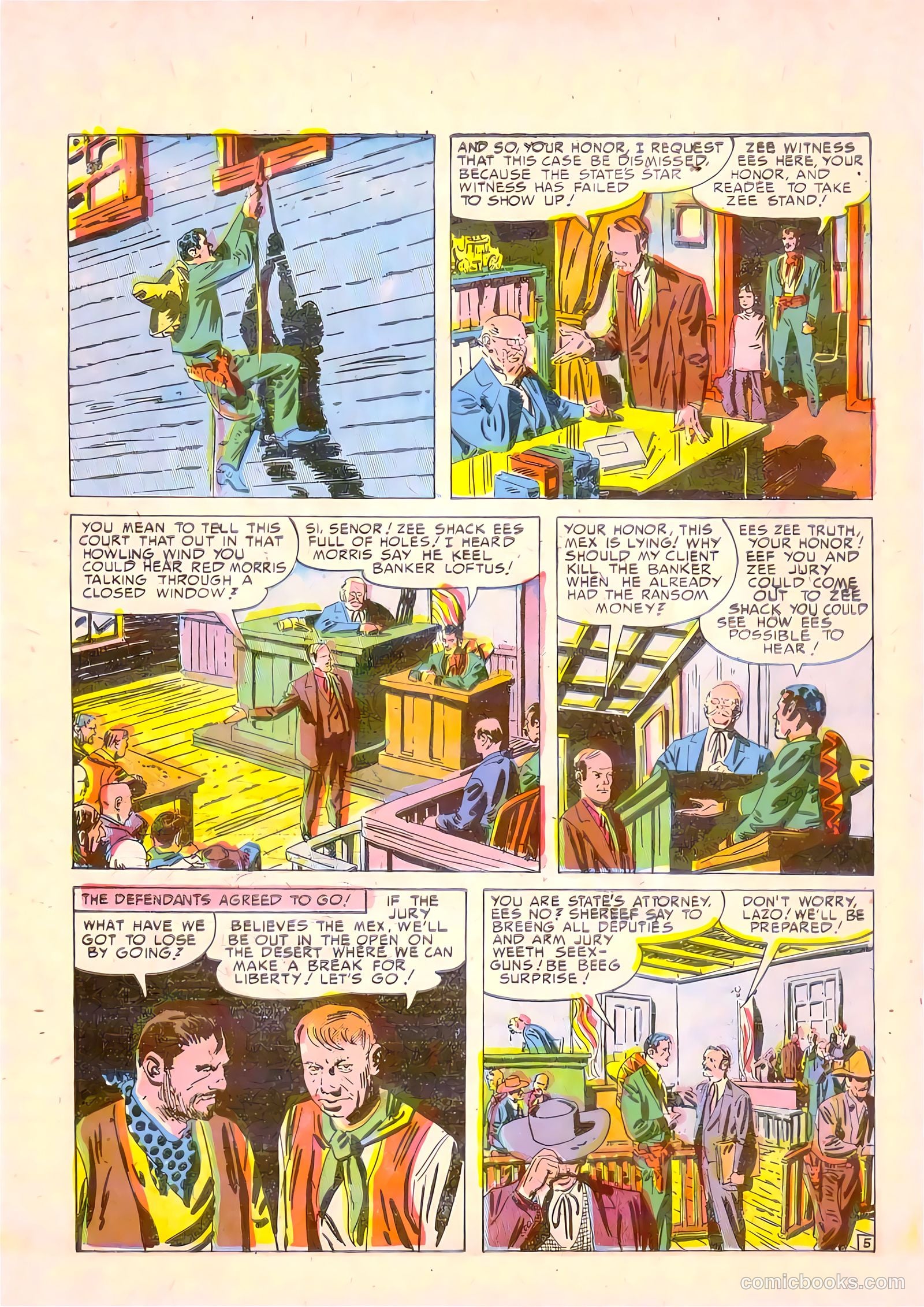 Prize Comics Western #95 (1950) — page 32 of 38