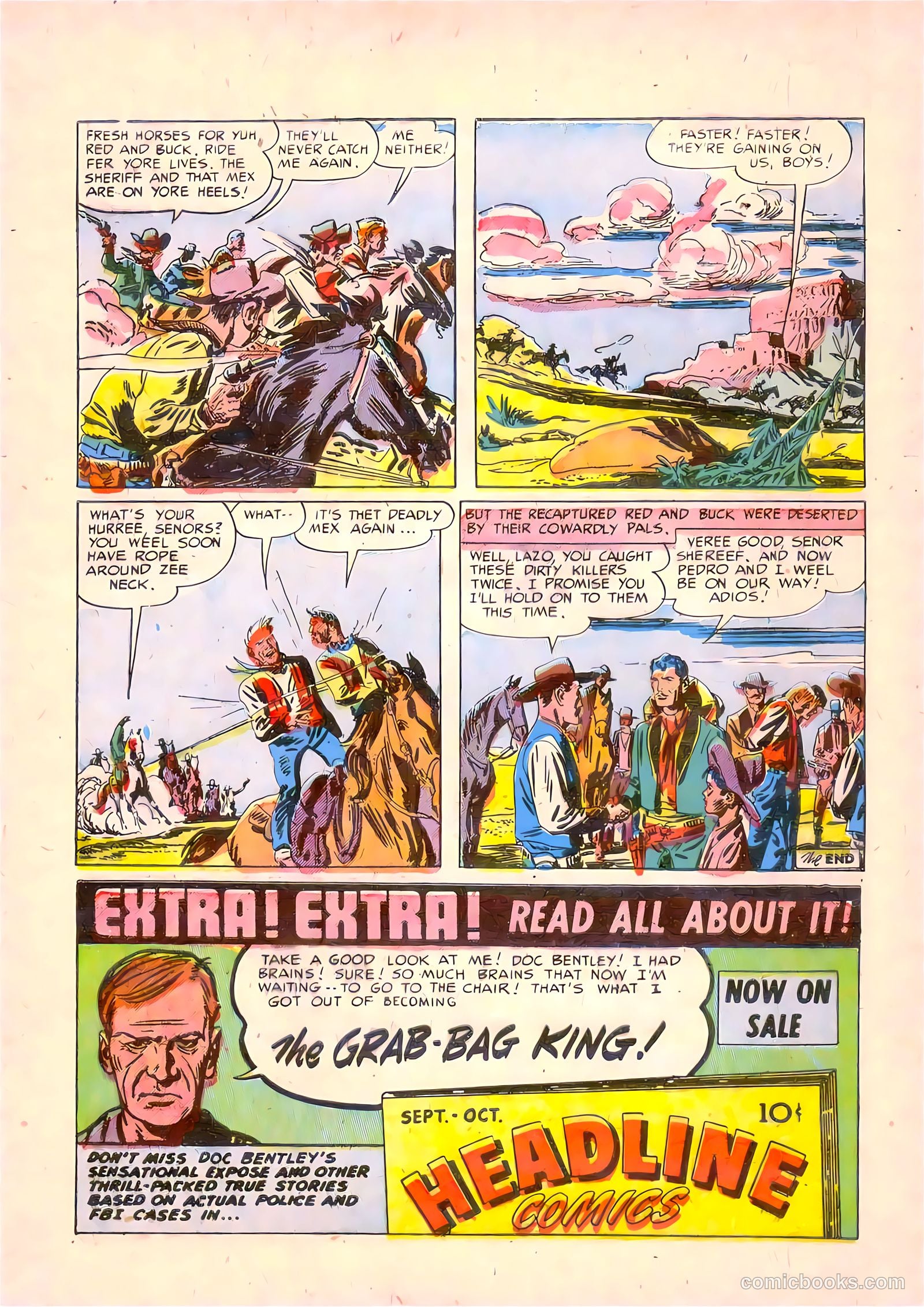 Prize Comics Western #95 (1950) — page 34 of 38