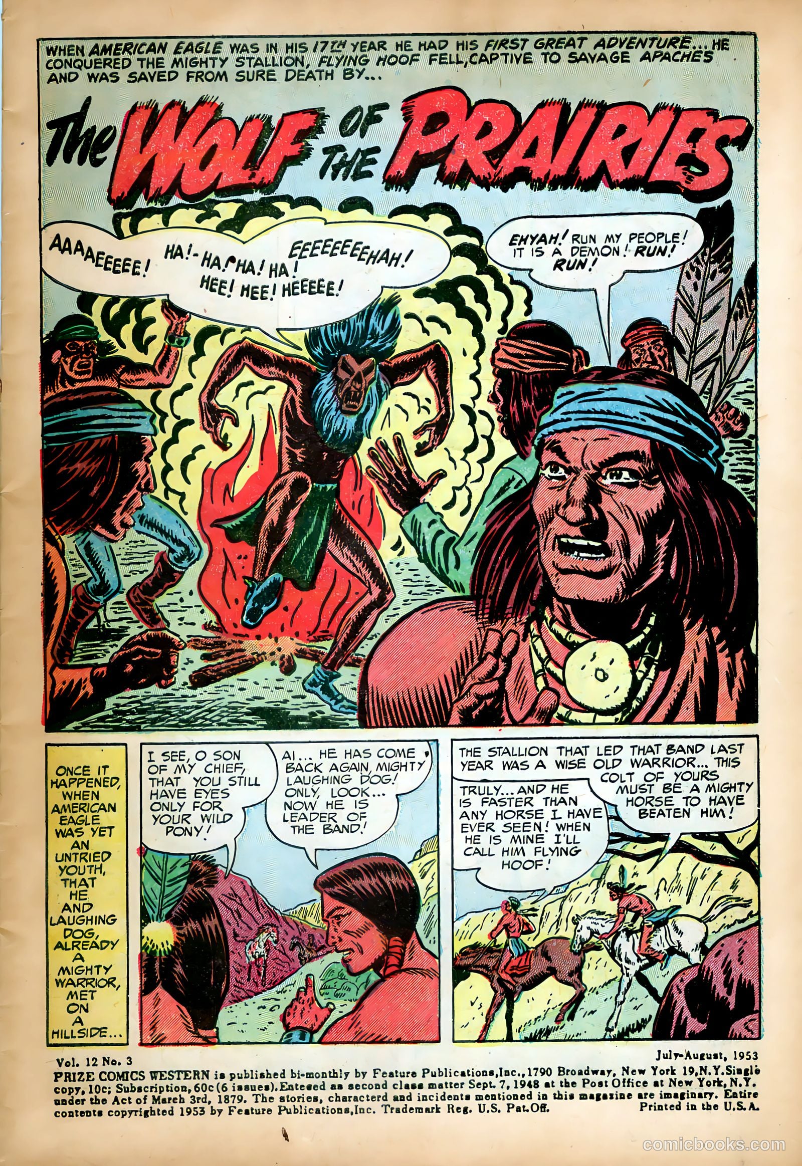 Prize Comics Western #100 (1950) — page 3 of 36