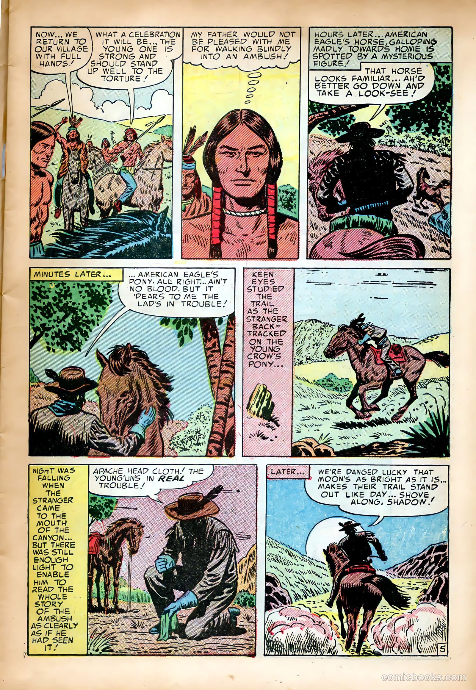 Prize Comics Western #100 (1950) — page 7 of 36