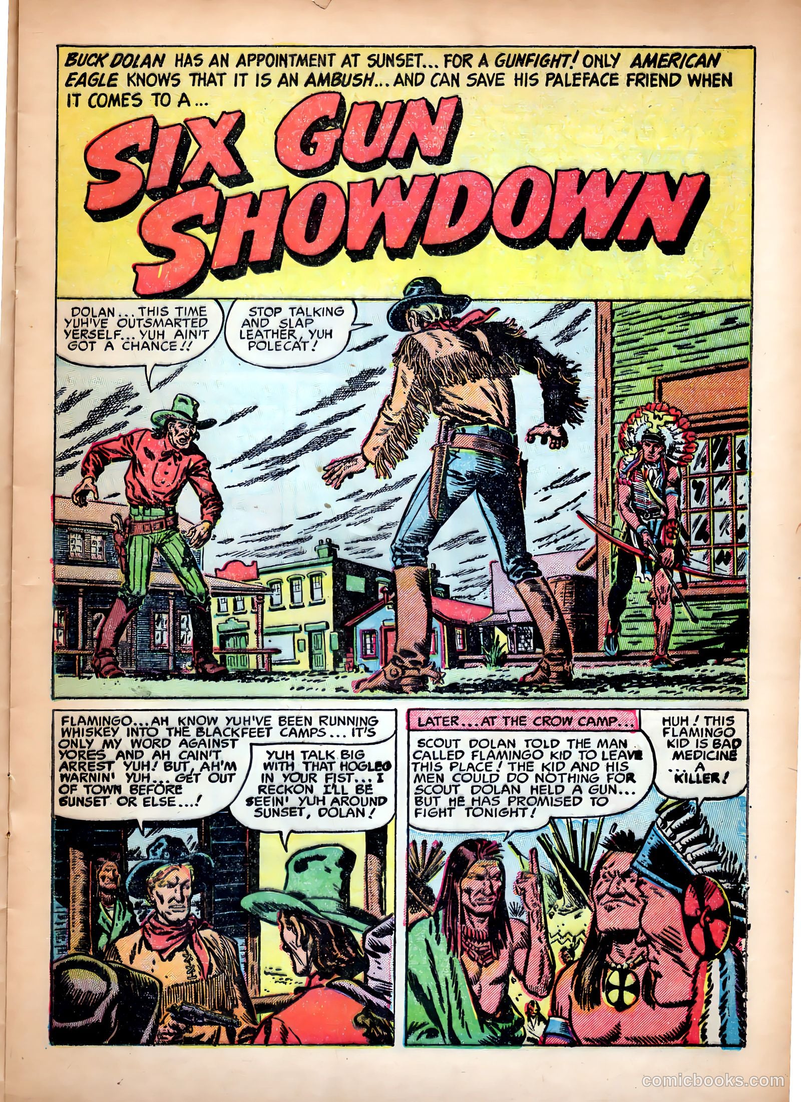 Prize Comics Western #100 (1950) — page 17 of 36