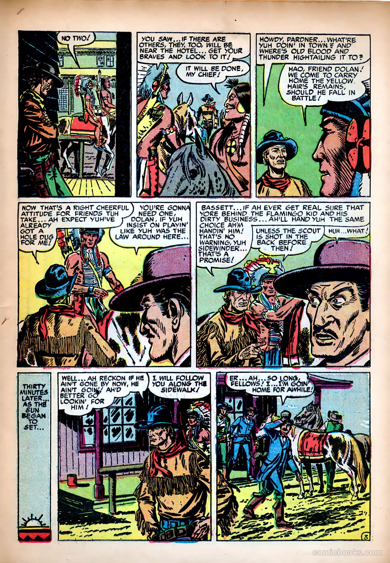 Prize Comics Western #100 (1950) — page 19 of 36