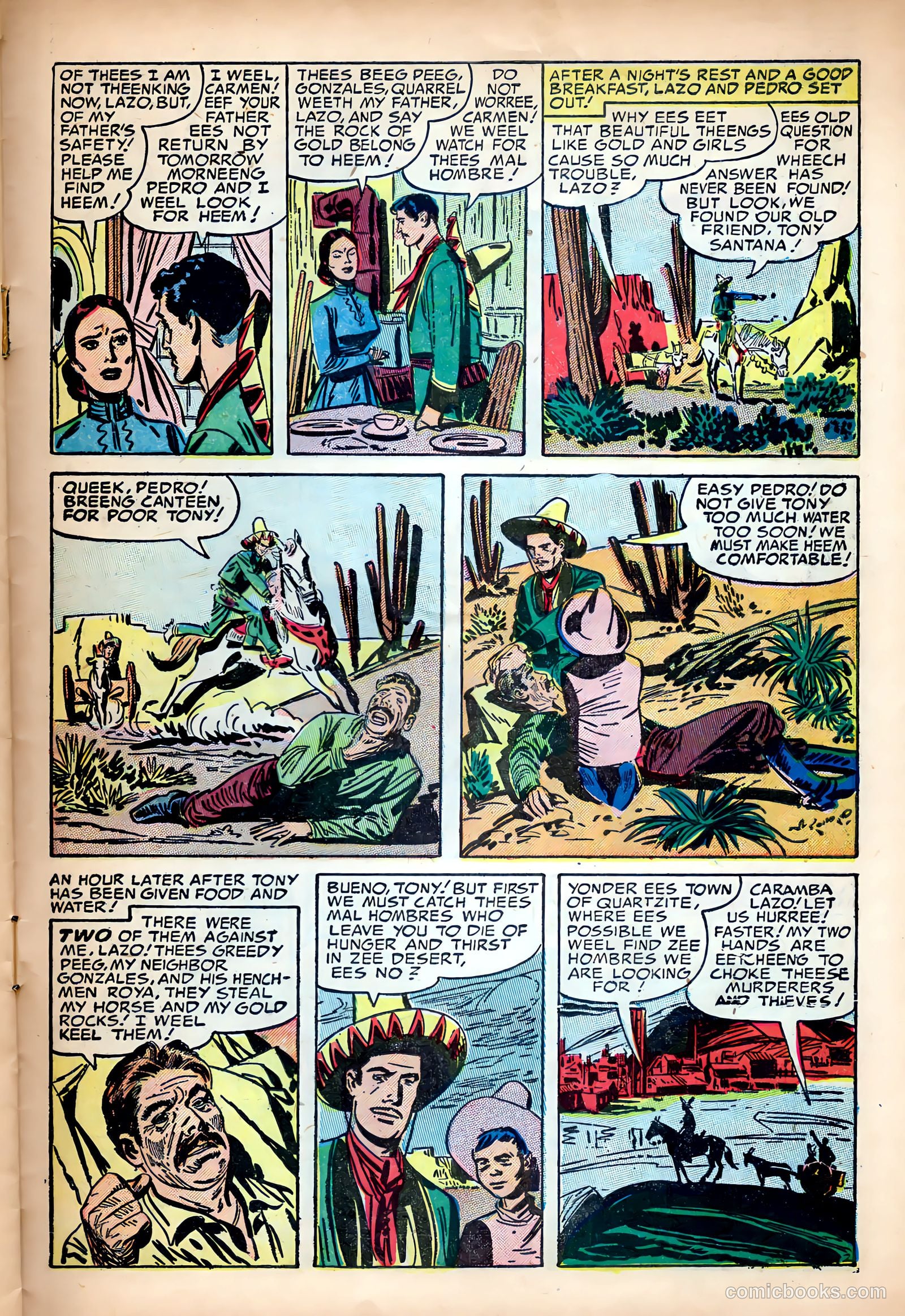 Prize Comics Western #100 (1950) — page 27 of 36