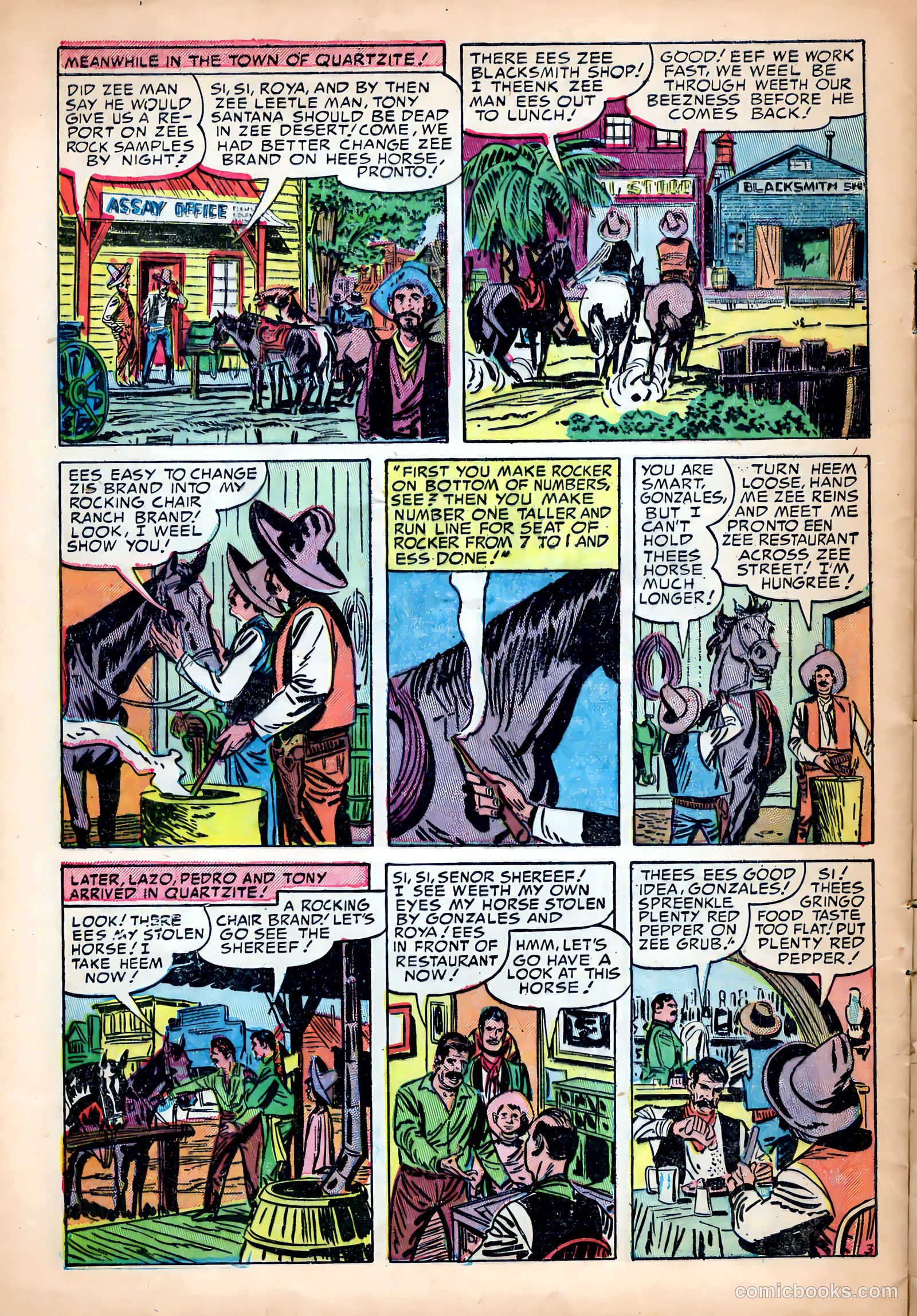 Prize Comics Western #100 (1950) — page 28 of 36