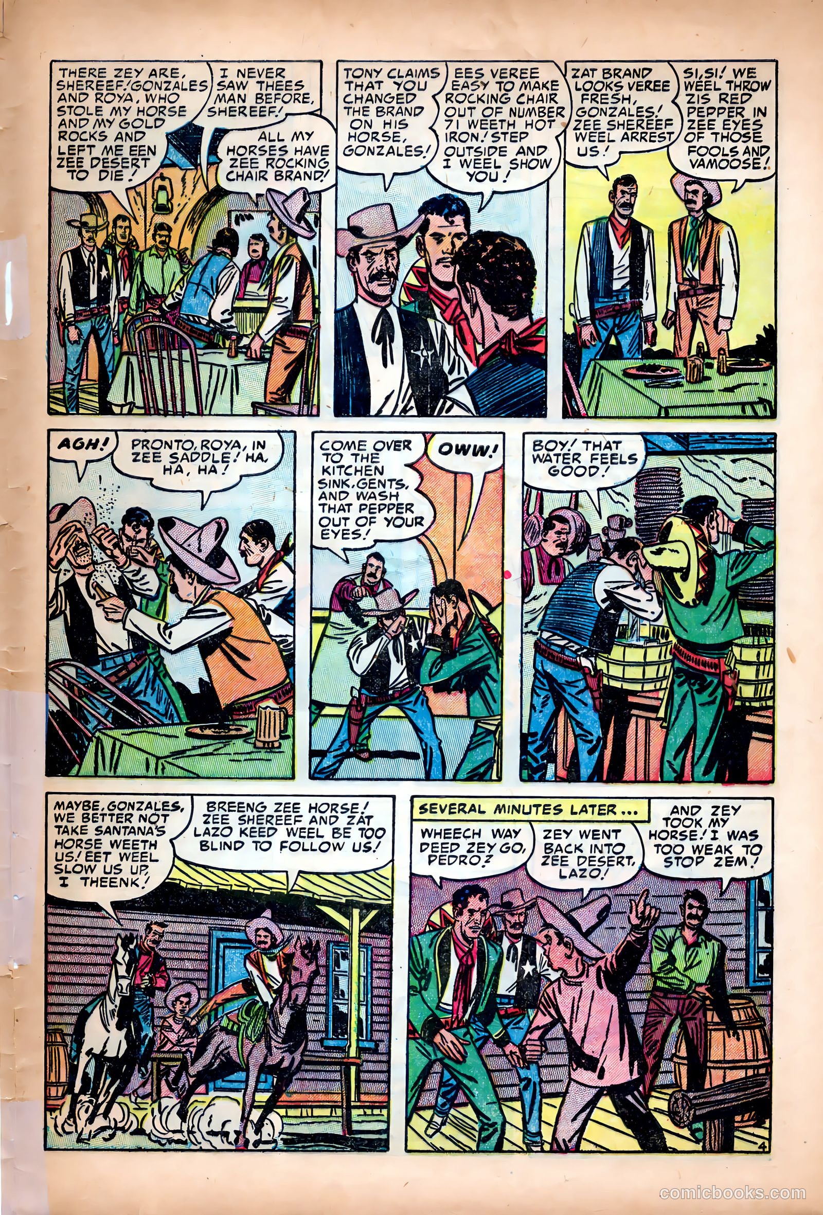 Prize Comics Western #100 (1950) — page 29 of 36
