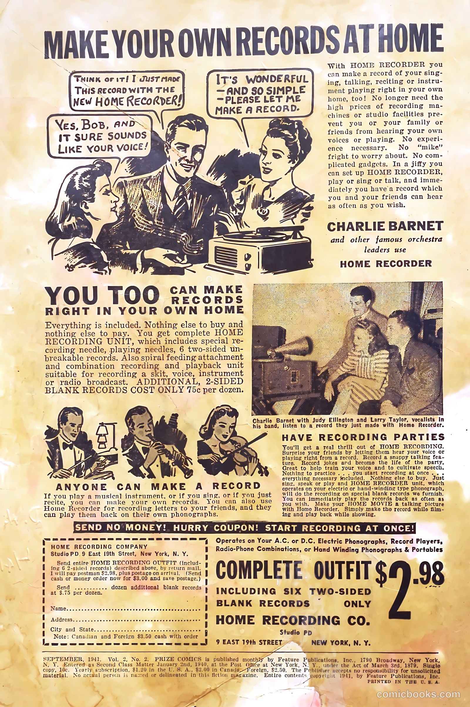 Prize Comics #14 (1940) — page 2 of 68
