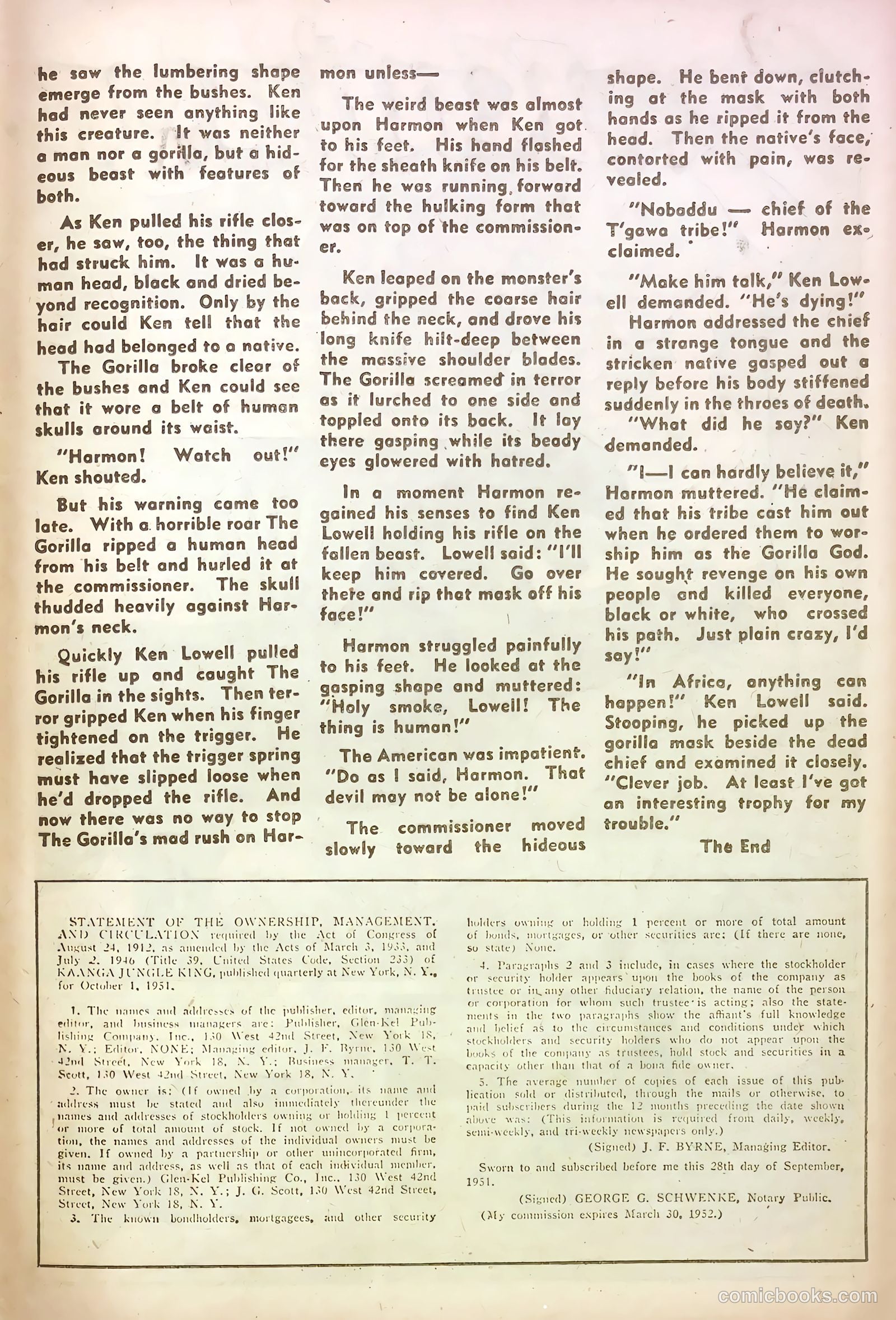 Kaanga #11 (1952) — page 25 of 35