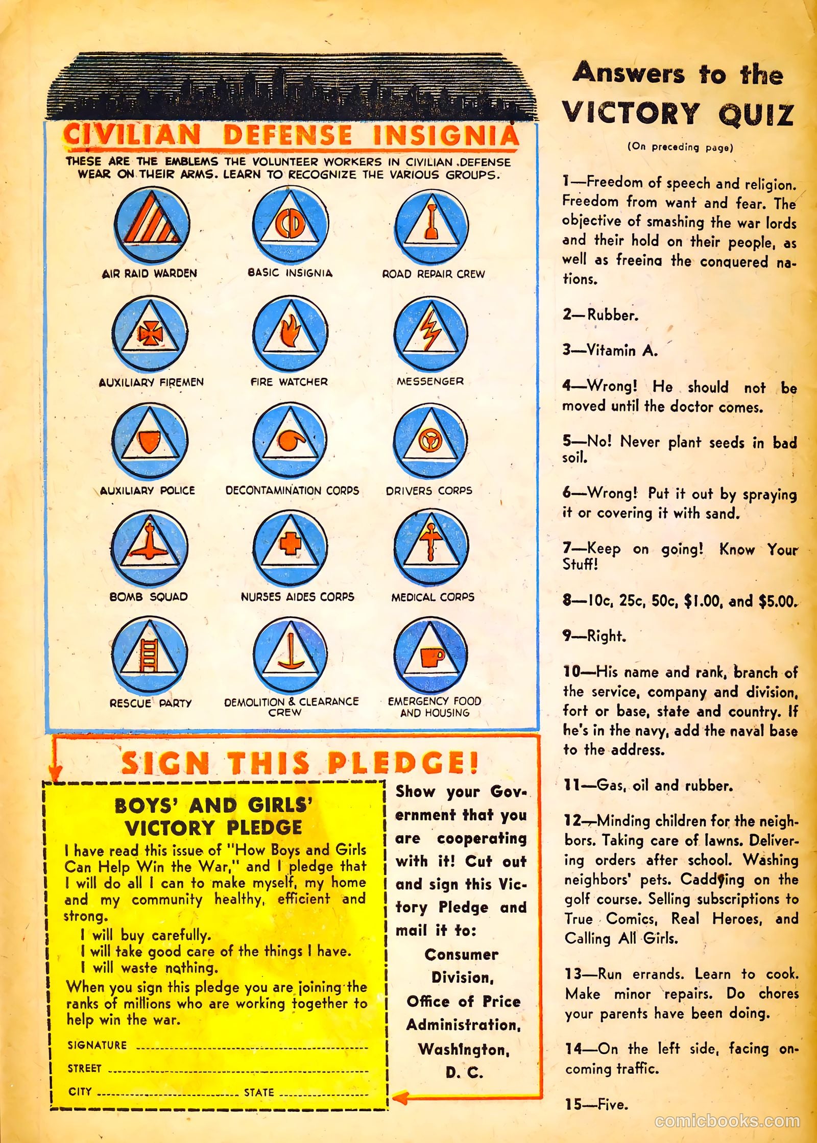 How Boys and Girls Can Help Win the War #nn (1942) — page 51 of 53