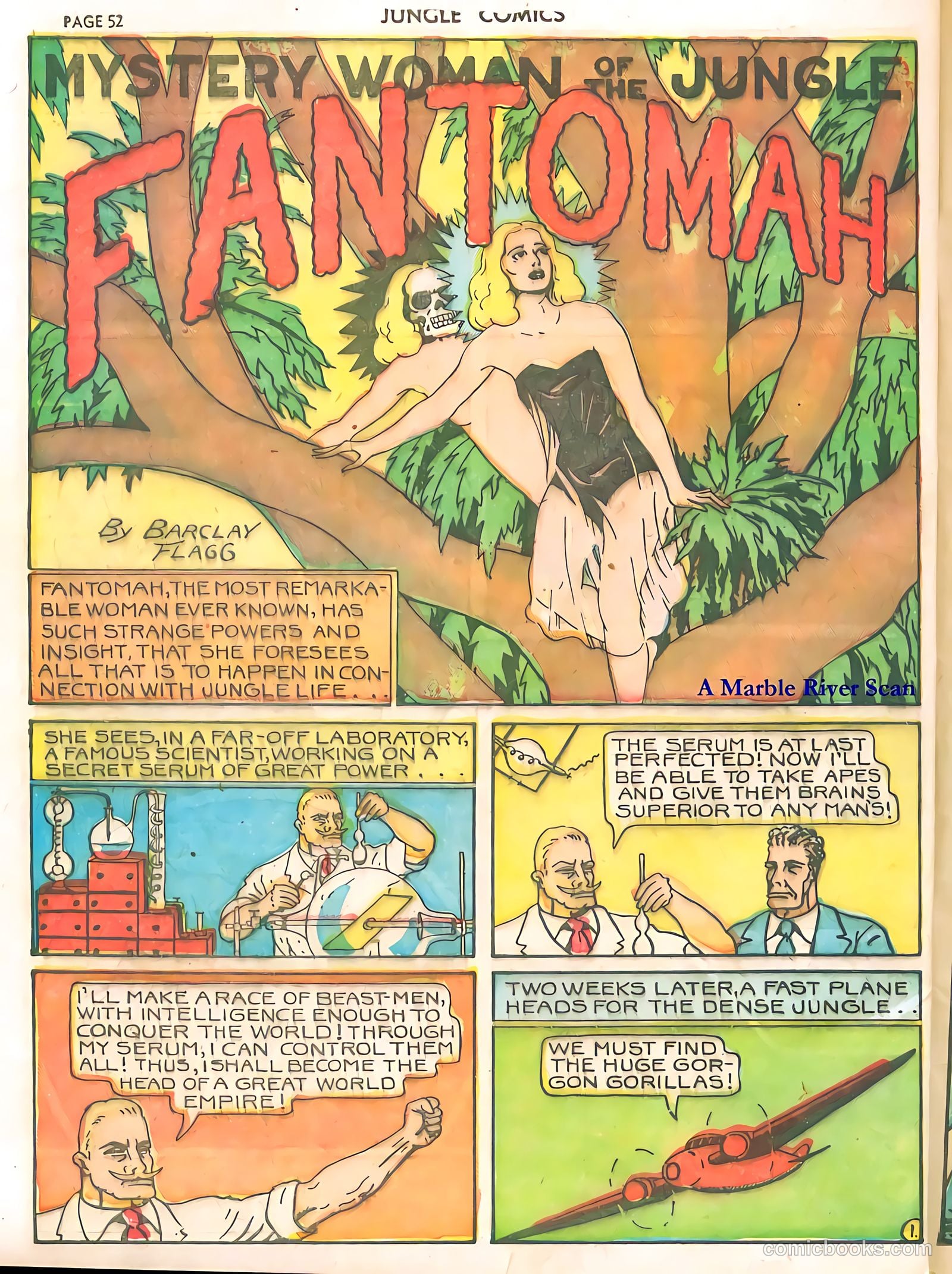 fletcher hanks fantomah part #1 — page 16 of 99