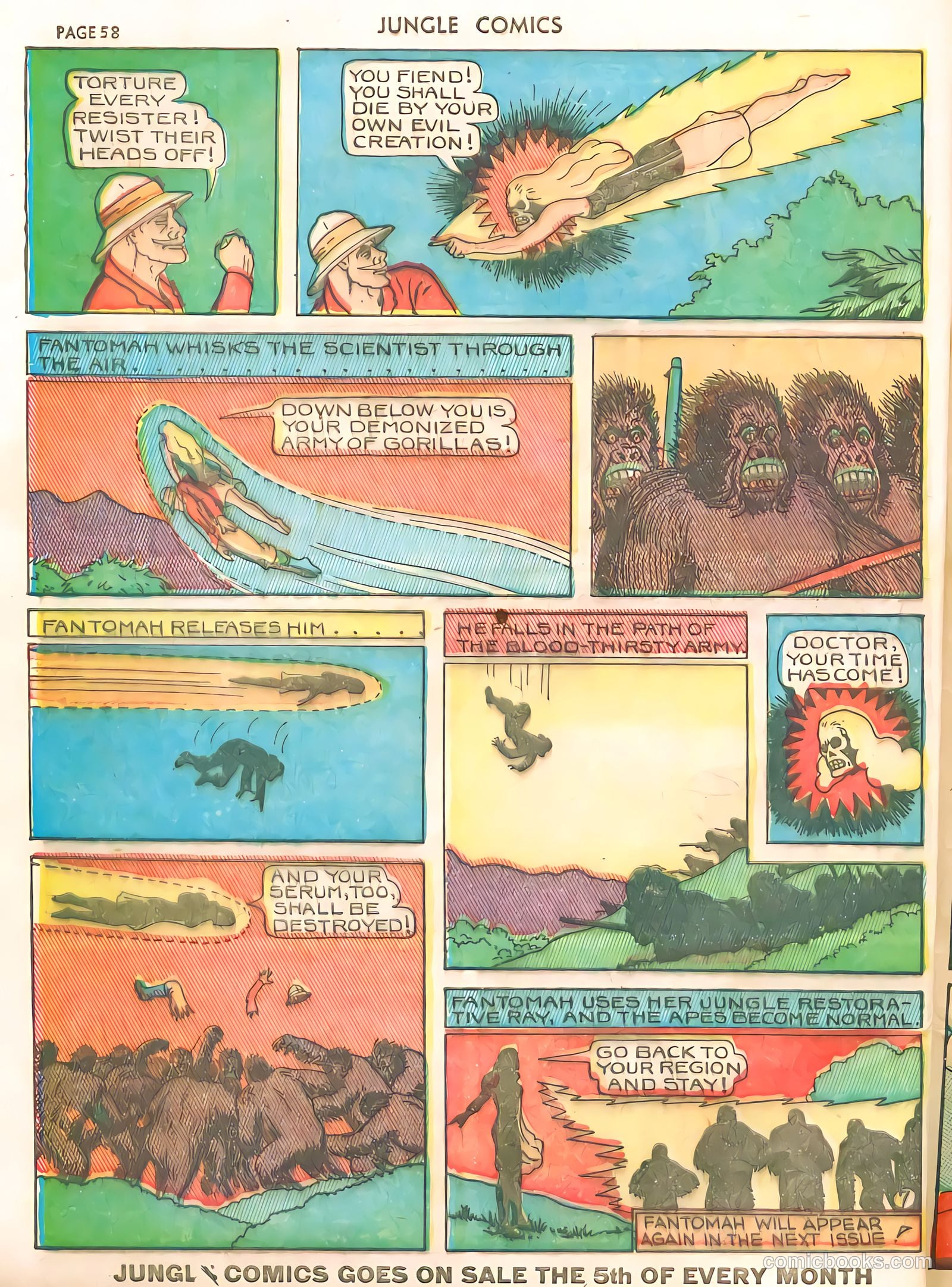 fletcher hanks fantomah part #1 — page 22 of 99