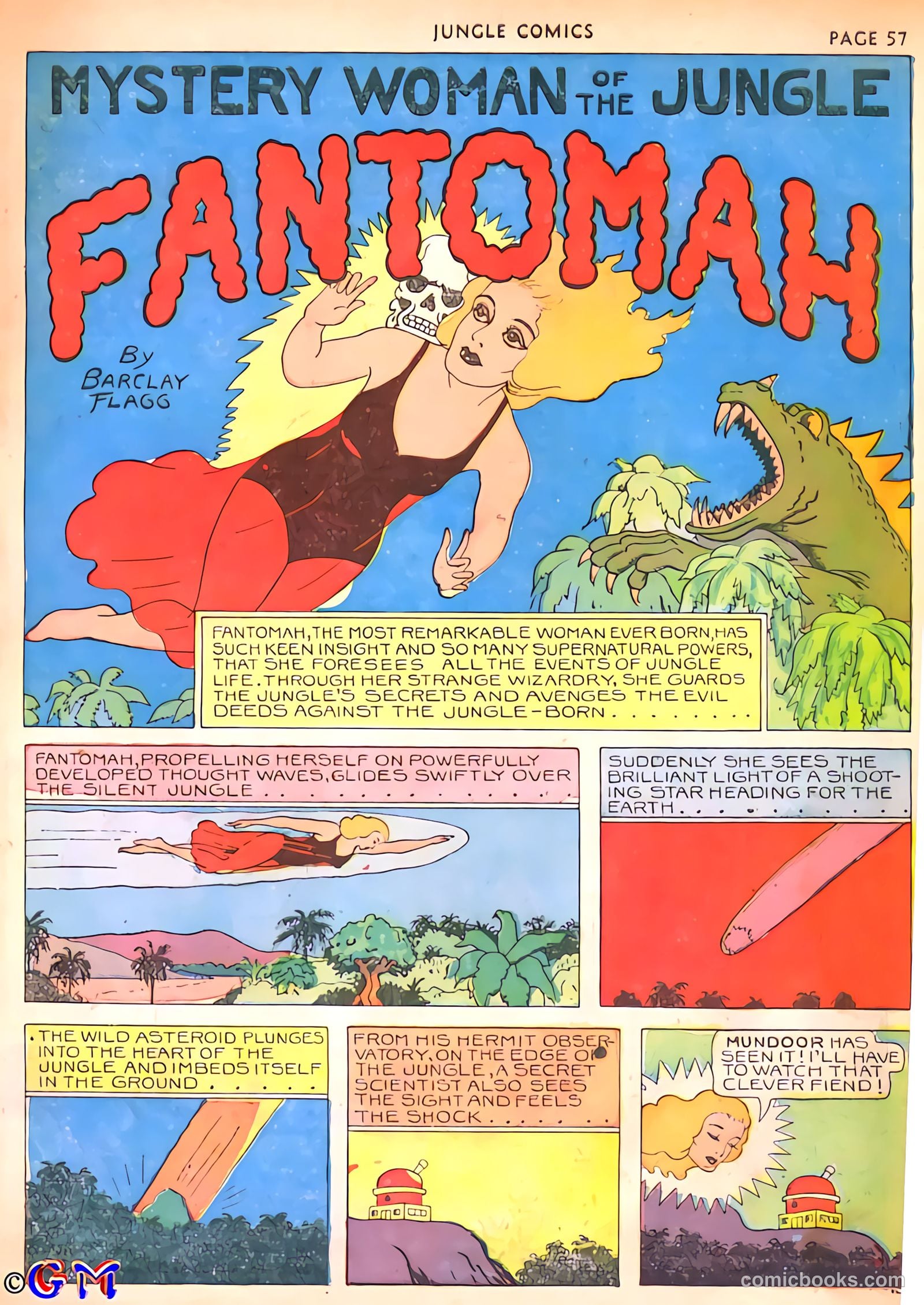 fletcher hanks fantomah part #1 — page 23 of 99