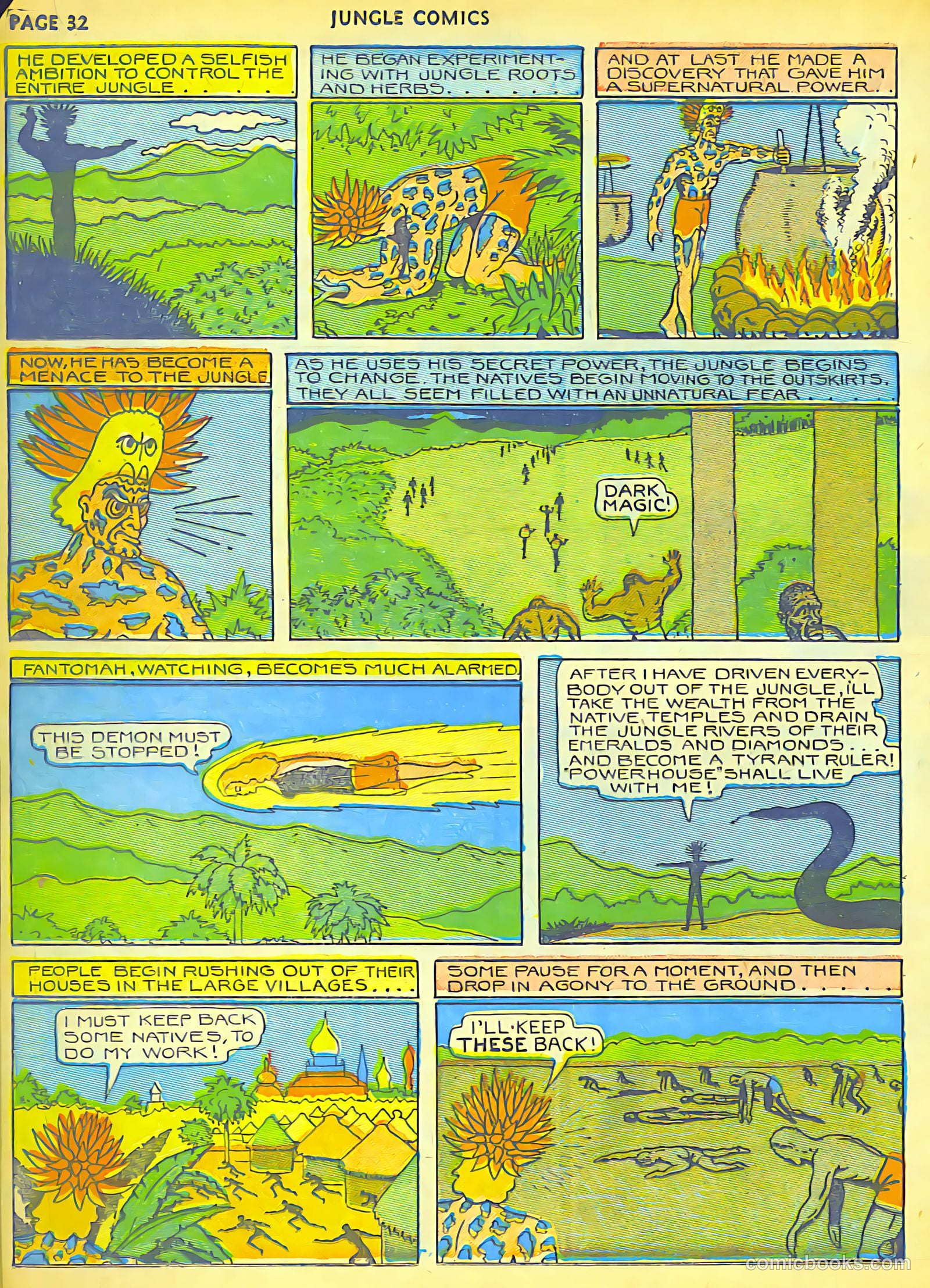 fletcher hanks fantomah part #1 — page 32 of 99