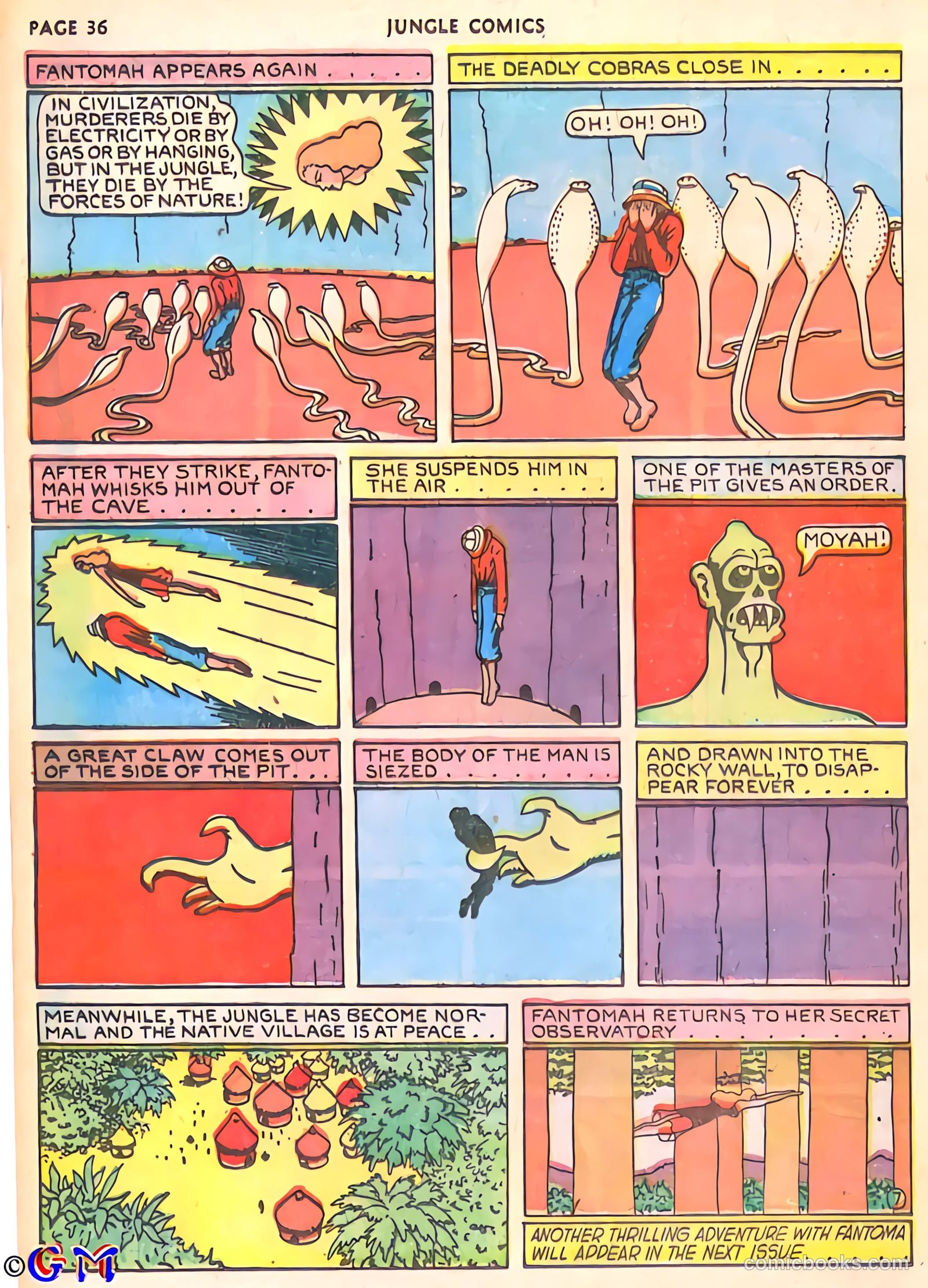 fletcher hanks fantomah part #1 — page 43 of 99