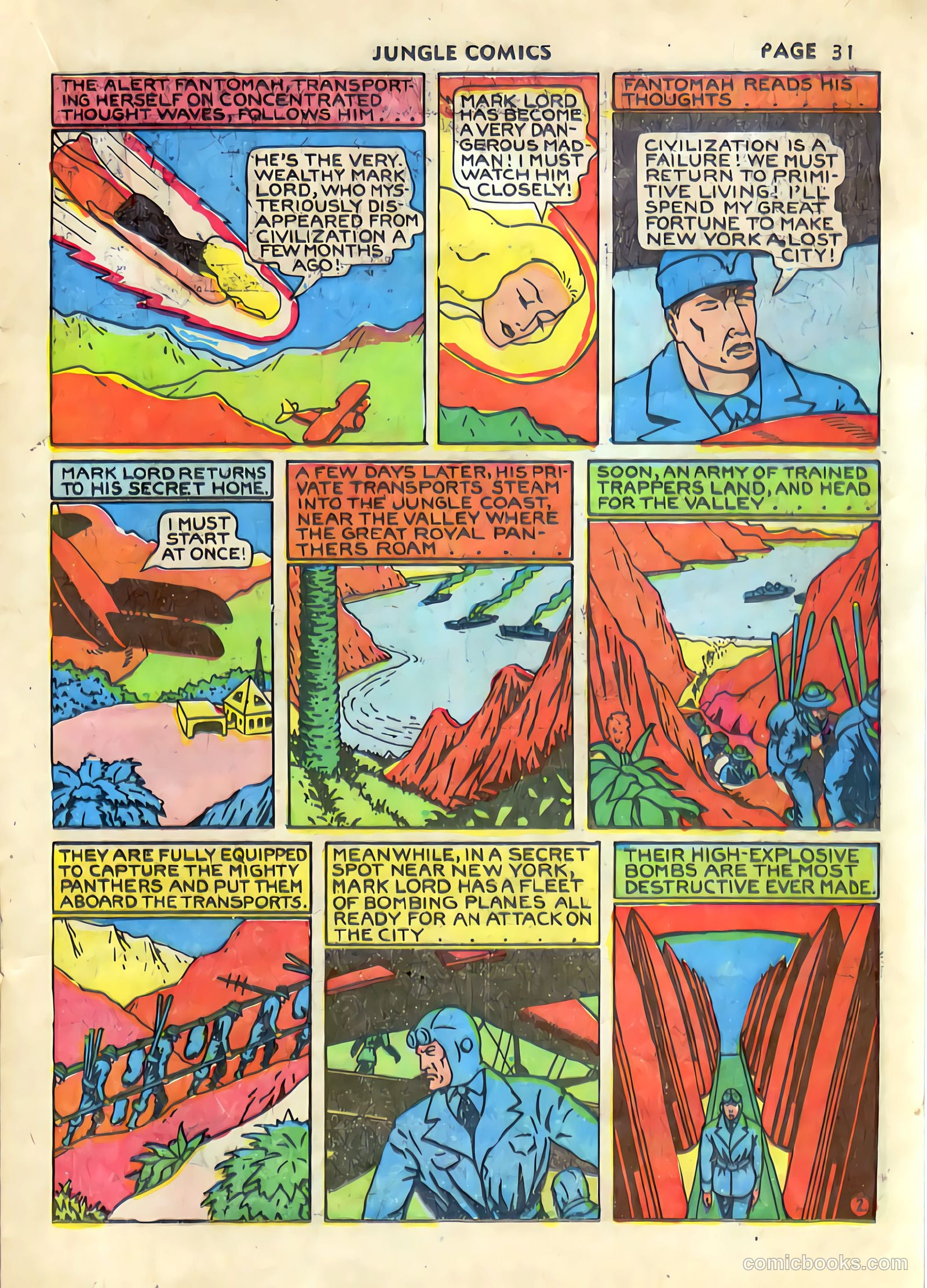 fletcher hanks fantomah part #1 — page 52 of 99