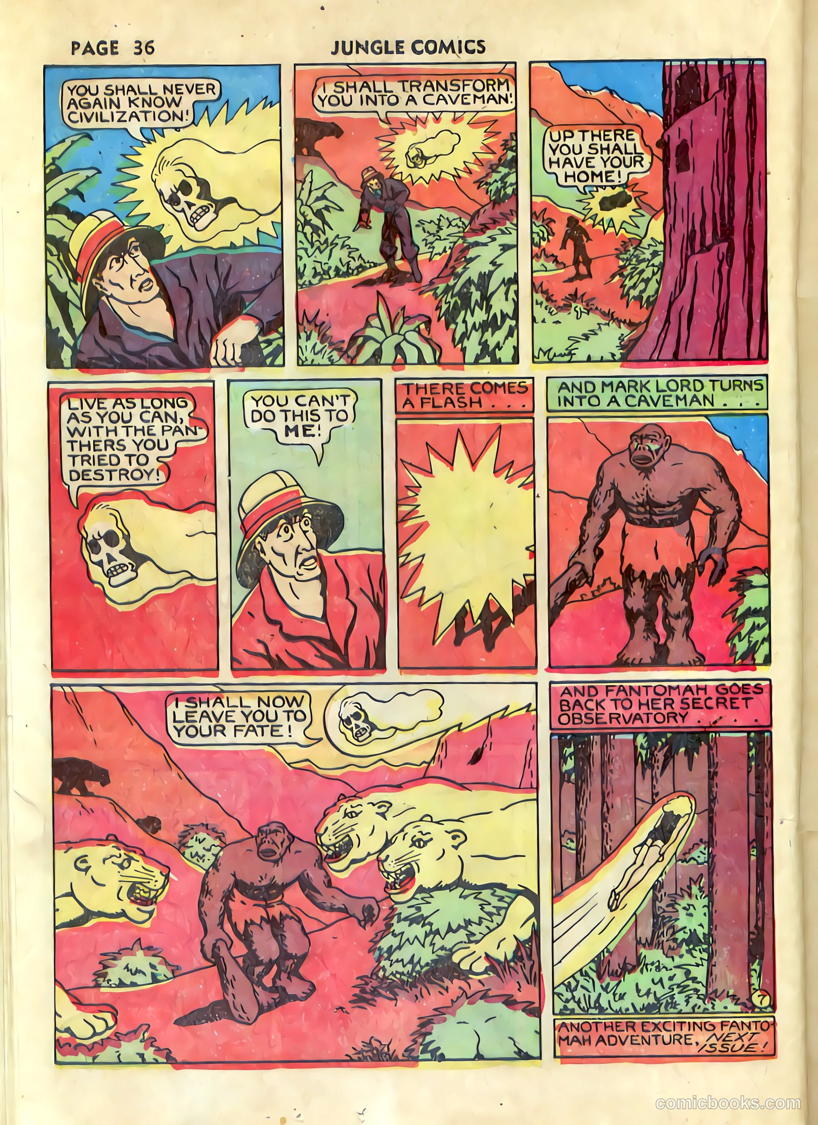 fletcher hanks fantomah part #1 — page 57 of 99