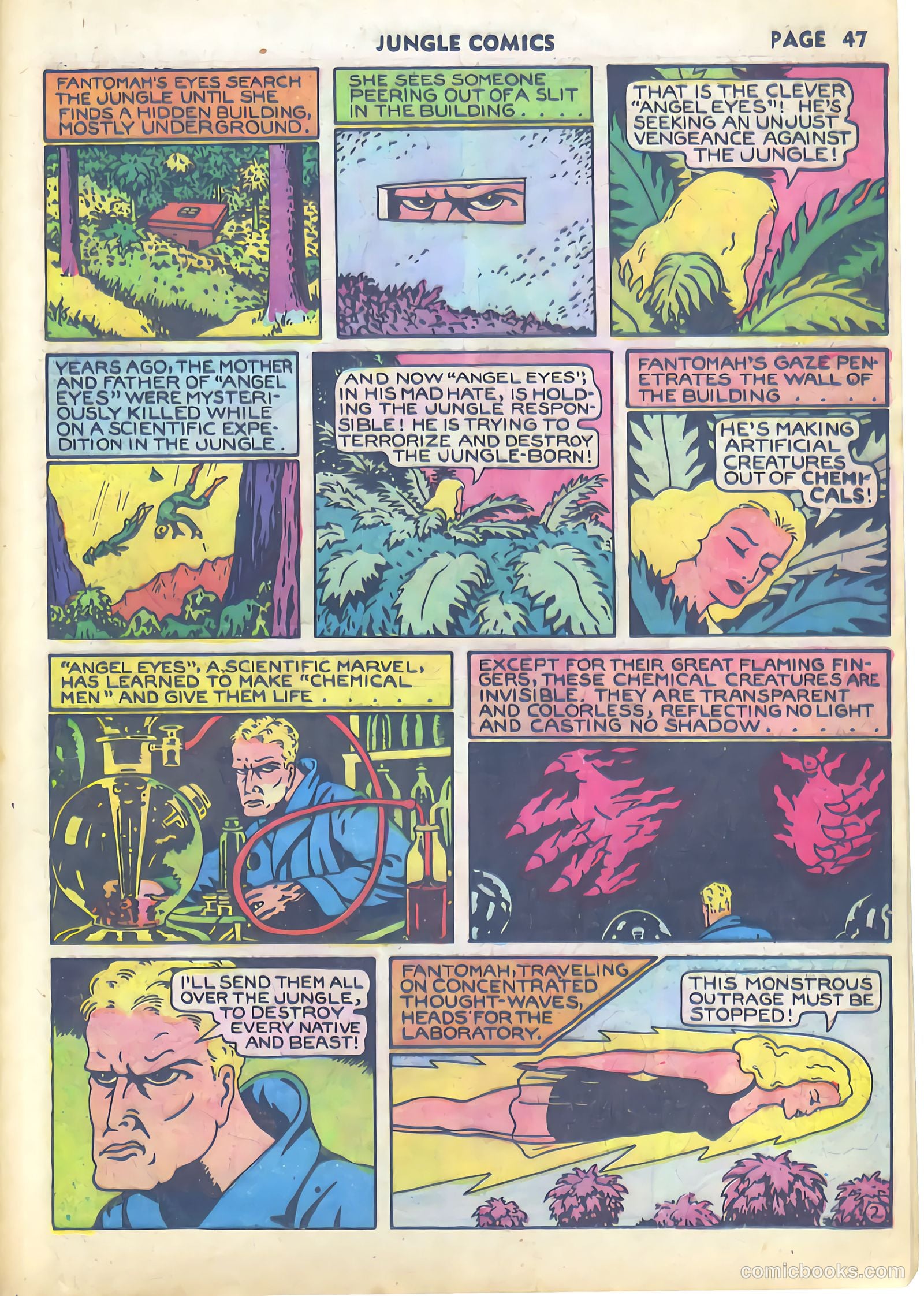 fletcher hanks fantomah part #1 — page 59 of 99