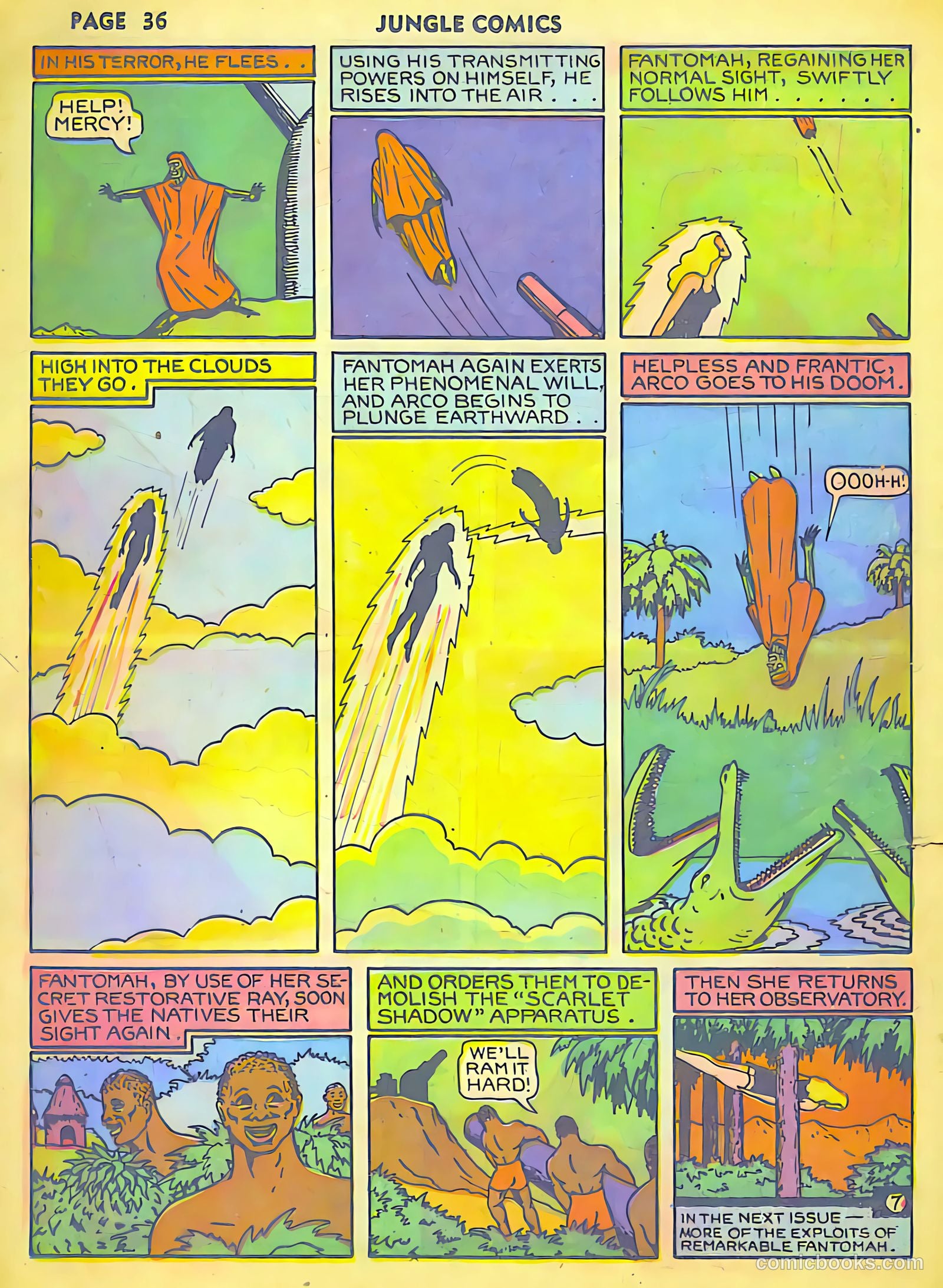 fletcher hanks fantomah part #1 — page 71 of 99