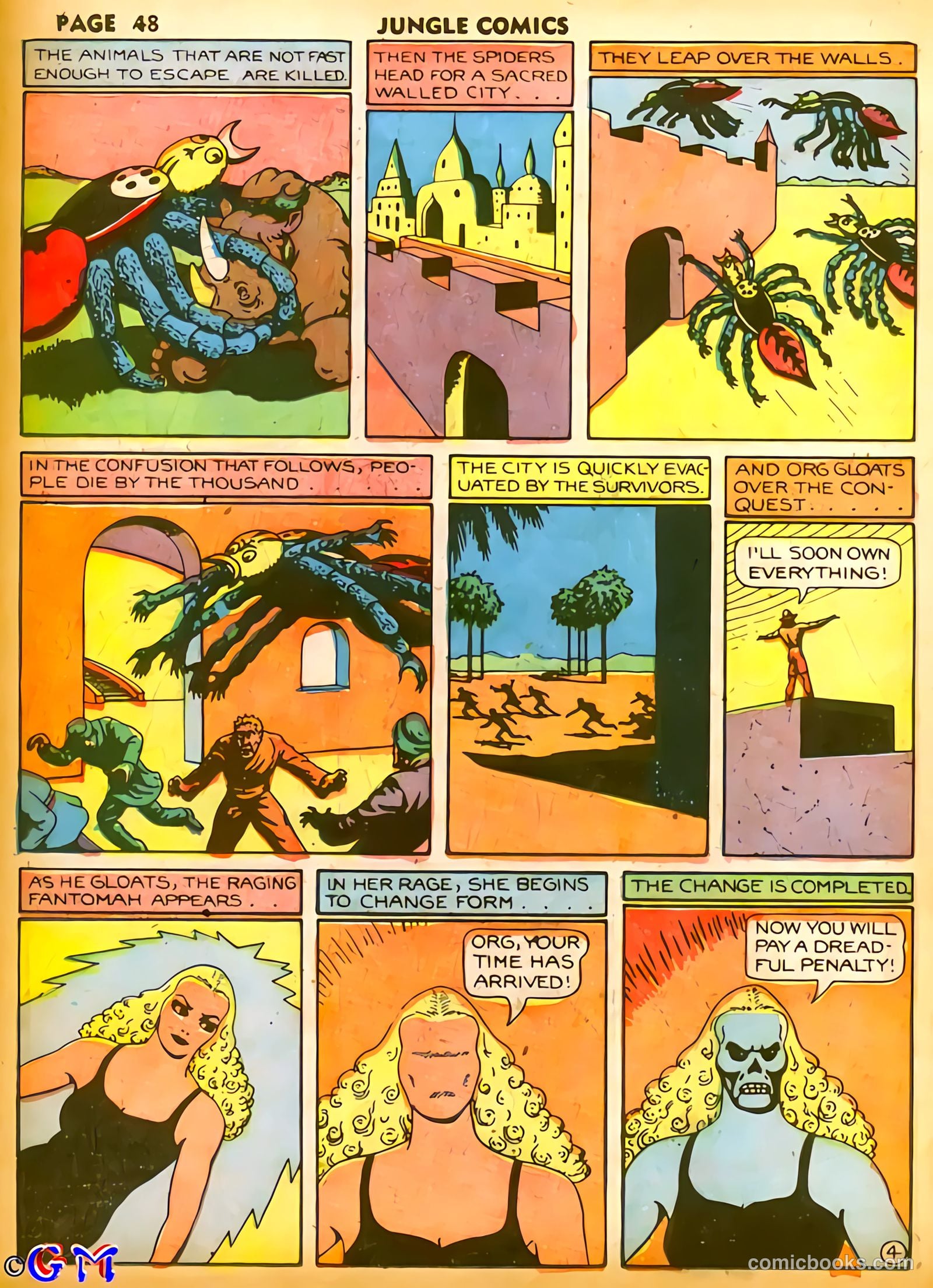 fletcher hanks fantomah part #1 — page 95 of 99
