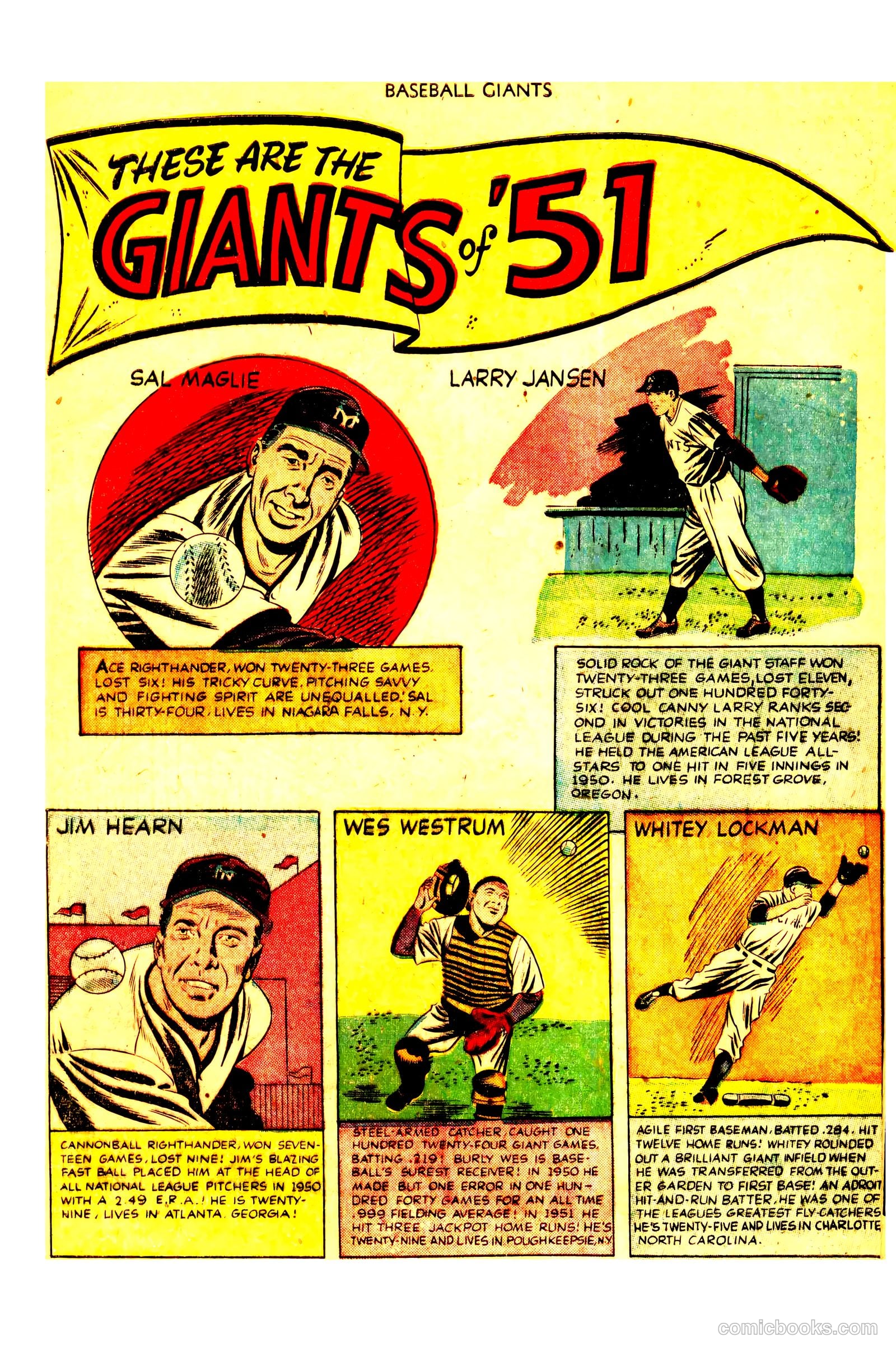thrilling true story of the baseball giants #nn — page 4 of 36