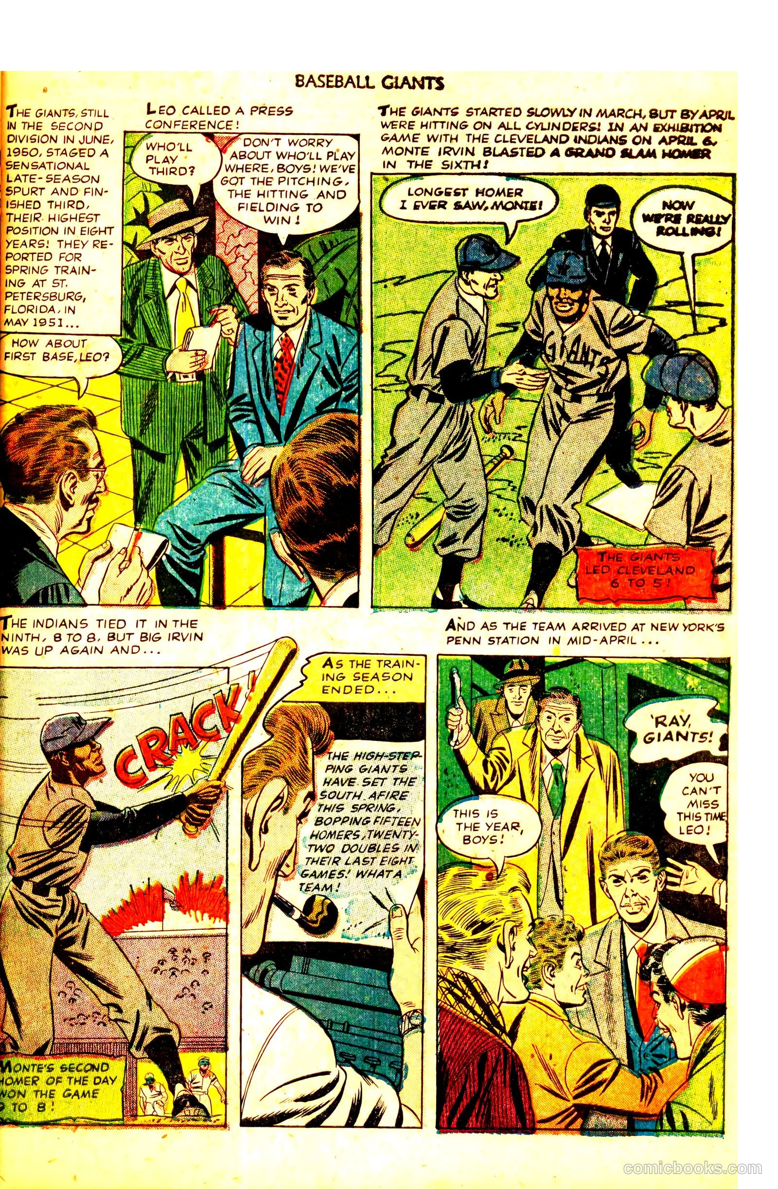 thrilling true story of the baseball giants #nn — page 7 of 36
